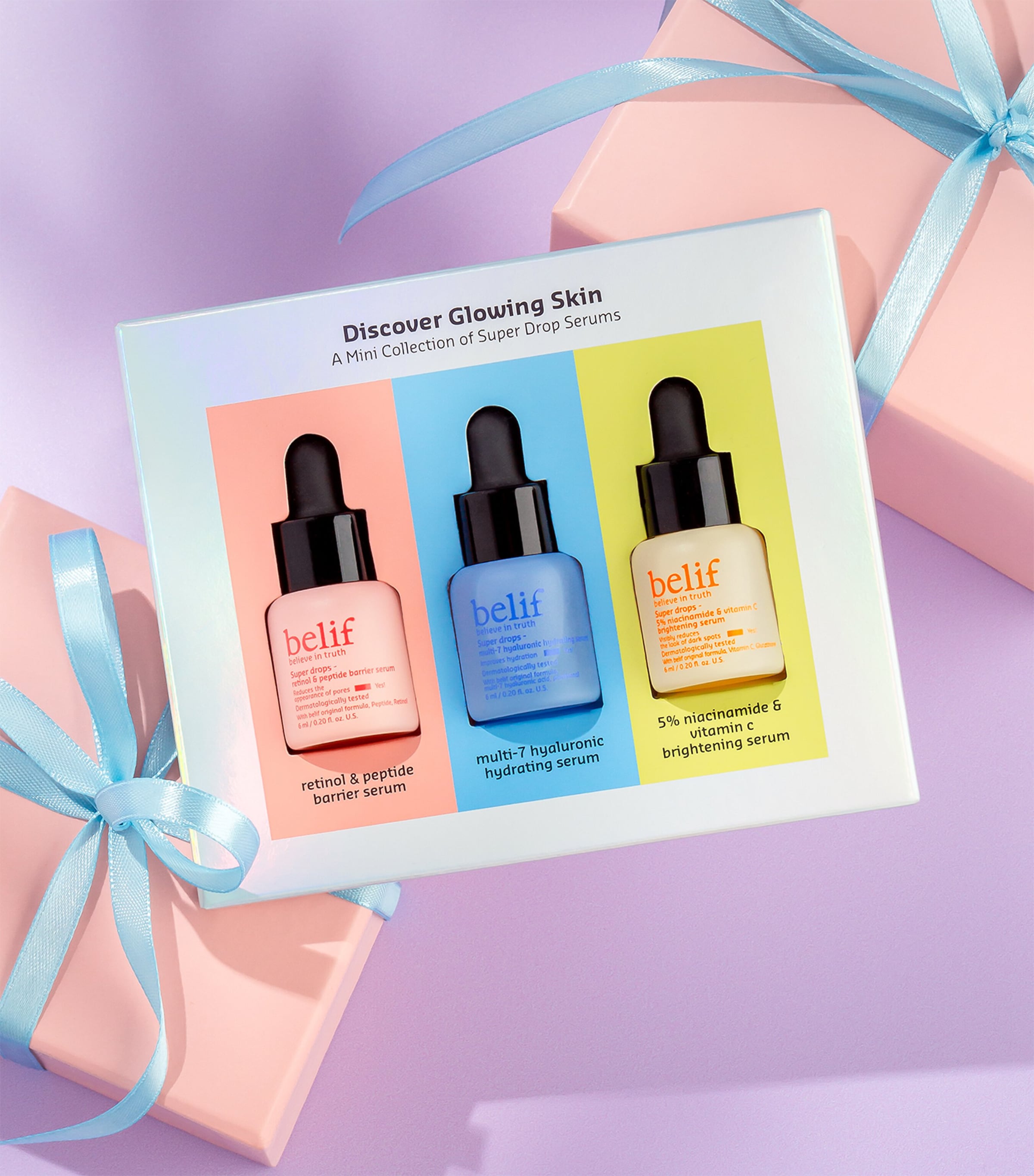 Discover Glowing Skin Super Drops Serum Mini Kit (3 x 6ml) NO COLOUR Image 2