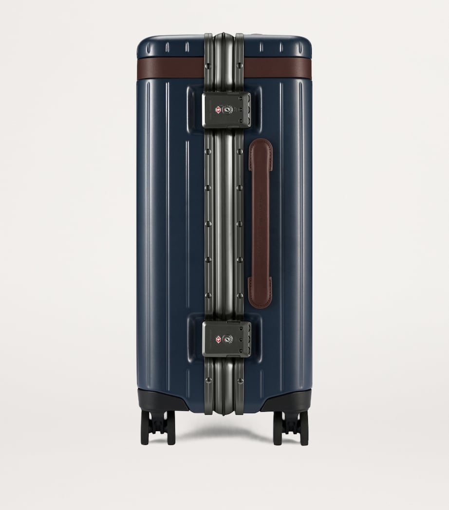 x Hackett Carry-On Suitcase (55cm) NAVY/ CHOCOLATE Image 4