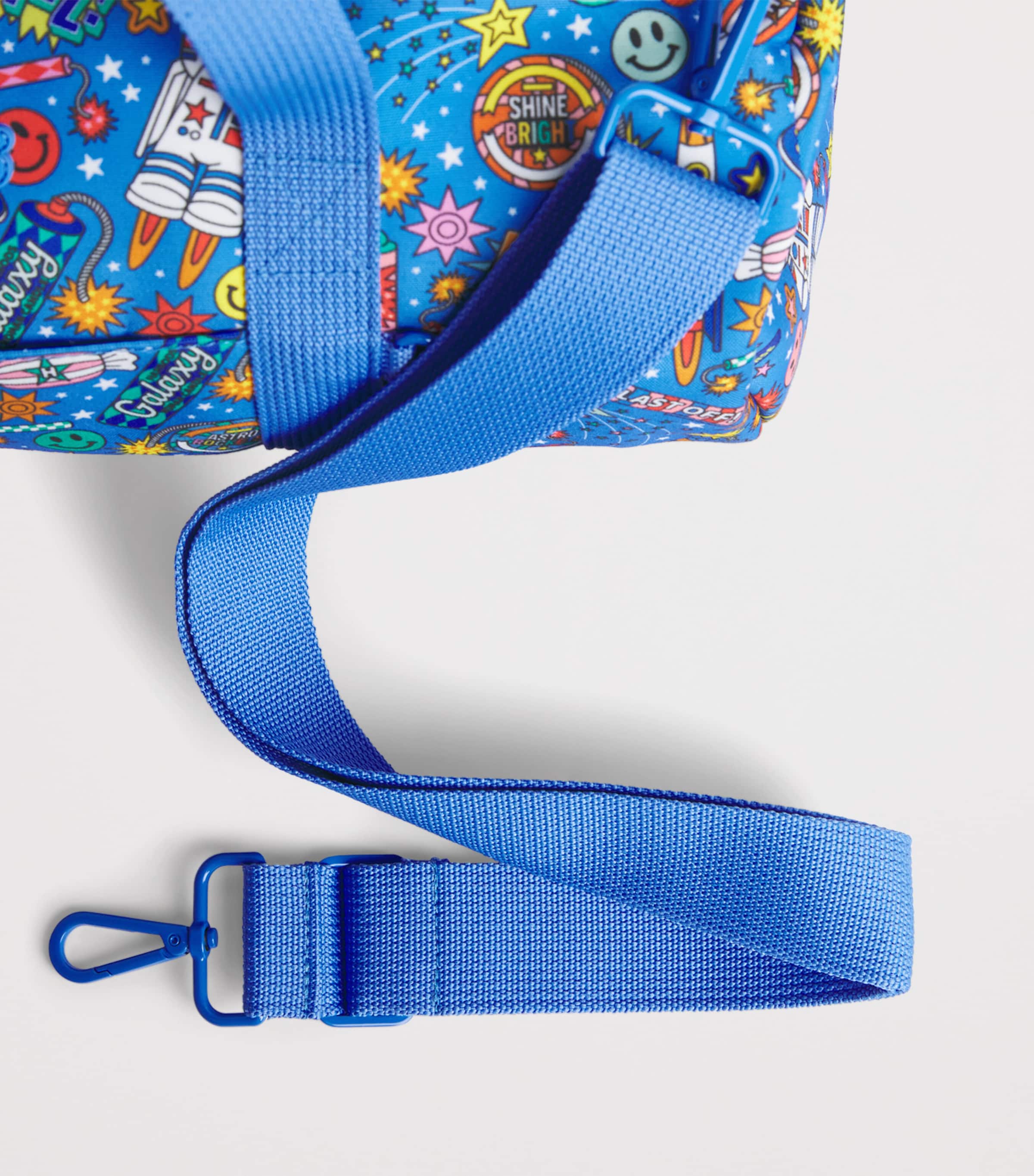 Harrods Pop Rocket Duffle Bag Blue Image 3