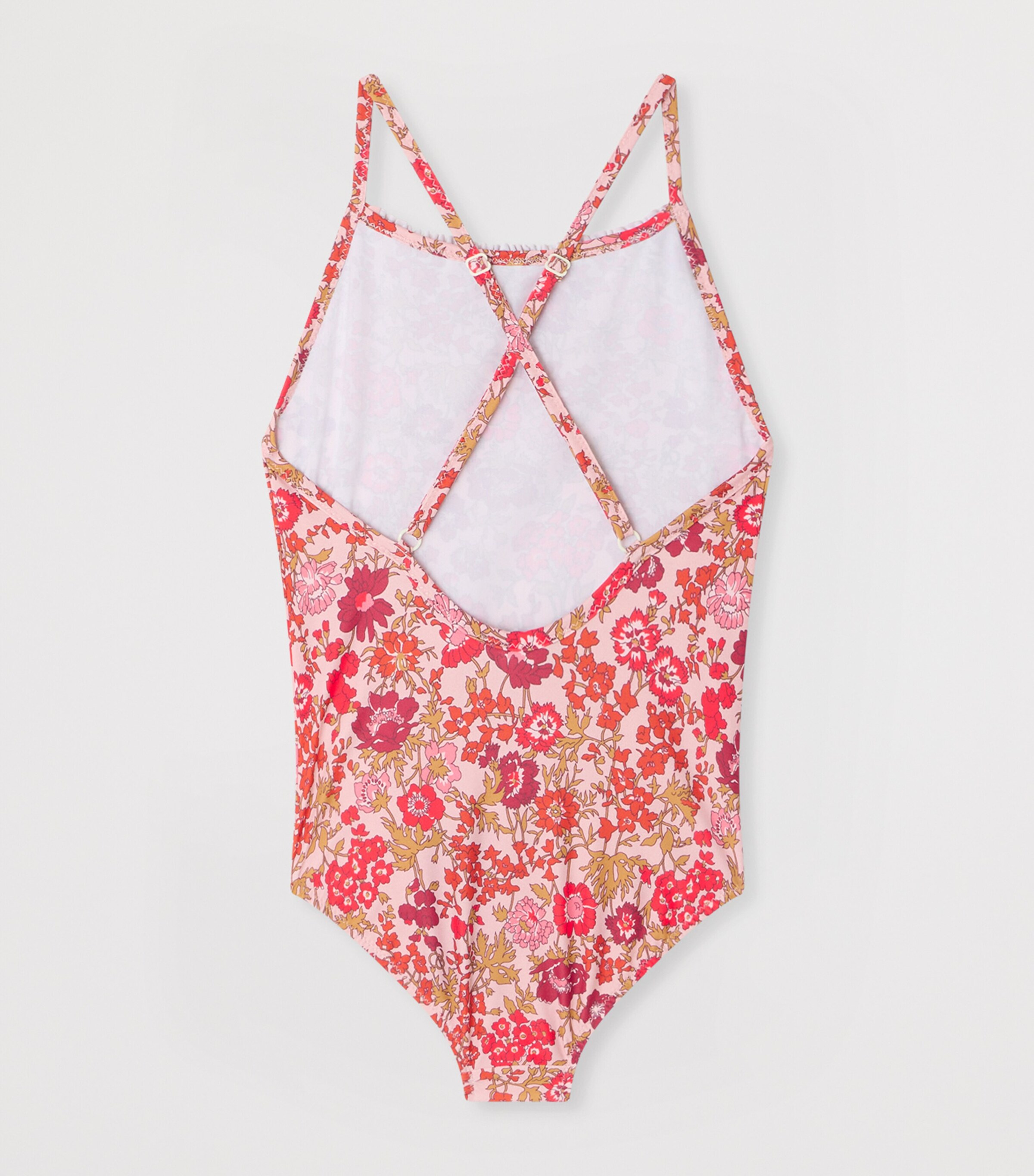 Bonpoint Floral Swimsuit (10-14 Years) Fleurs Rose Image 2