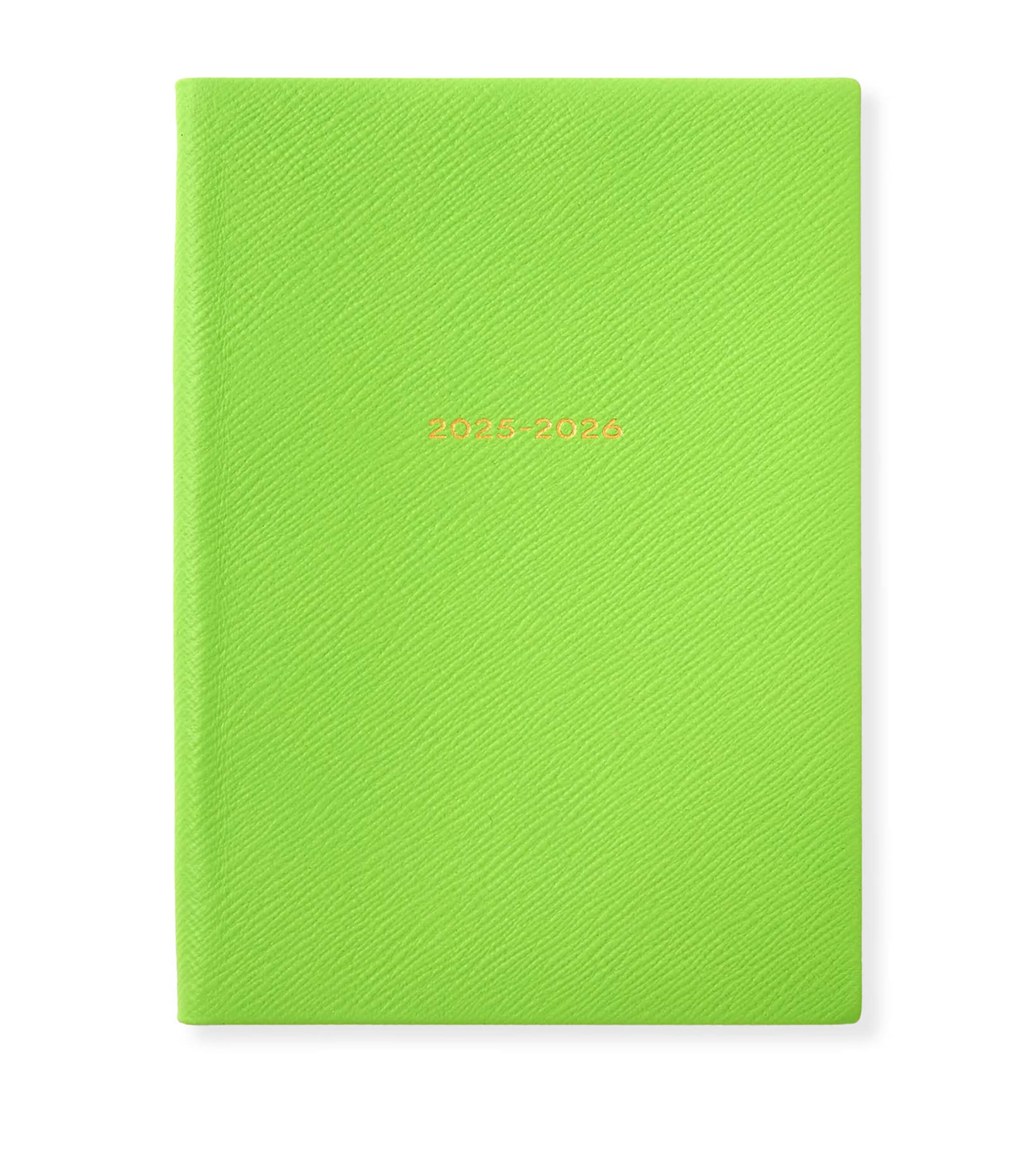 Smythson Leather Soho Planner In Green