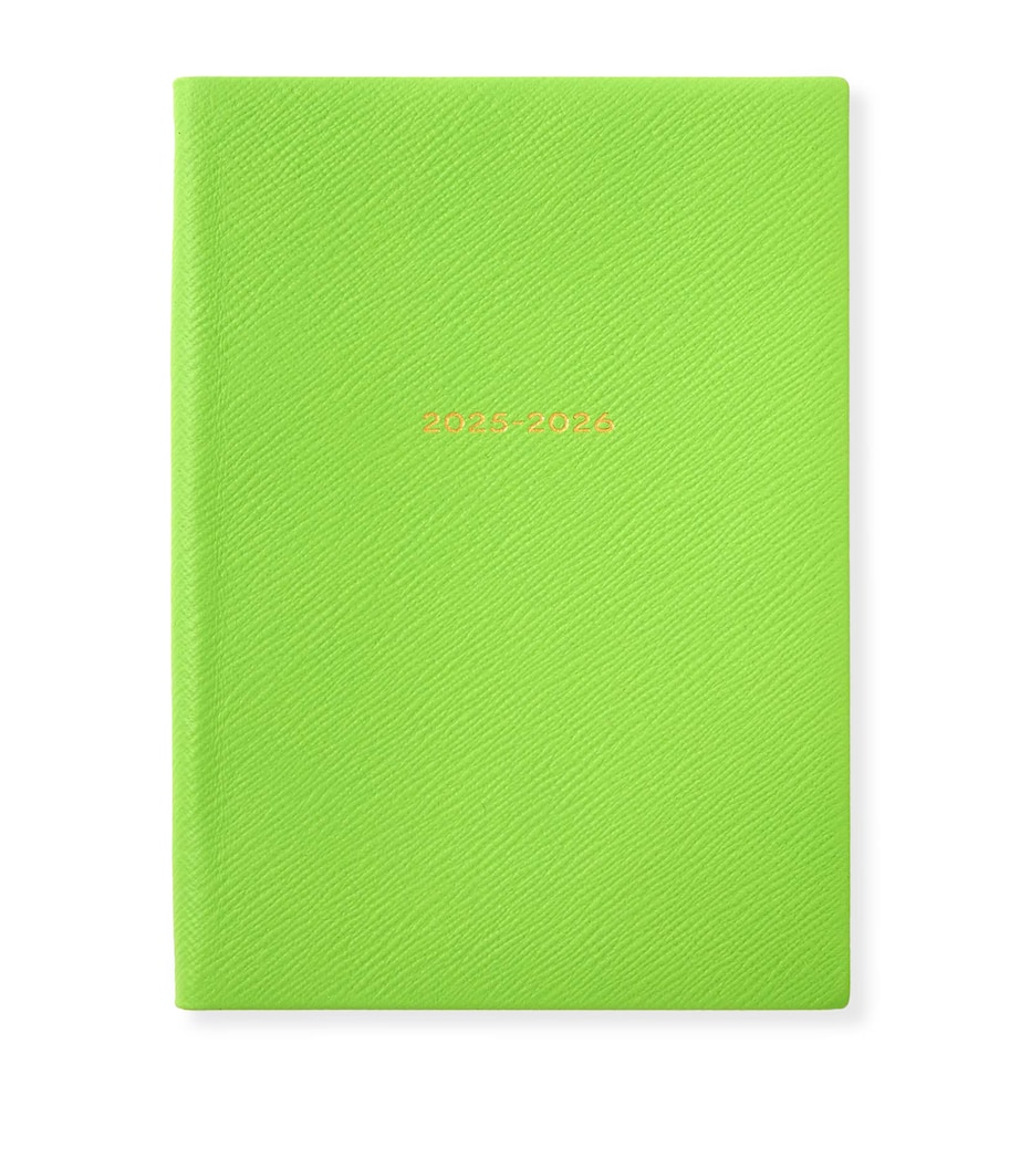 Smythson Leather Soho Planner Apple Green Image 1