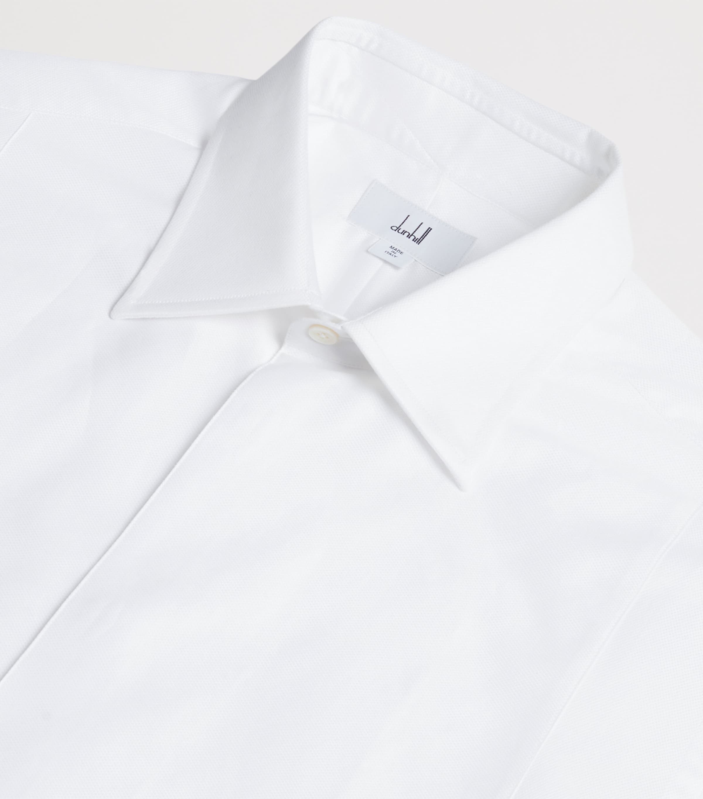 Cotton Oxford Evening Shirt 100WHITE Image 5