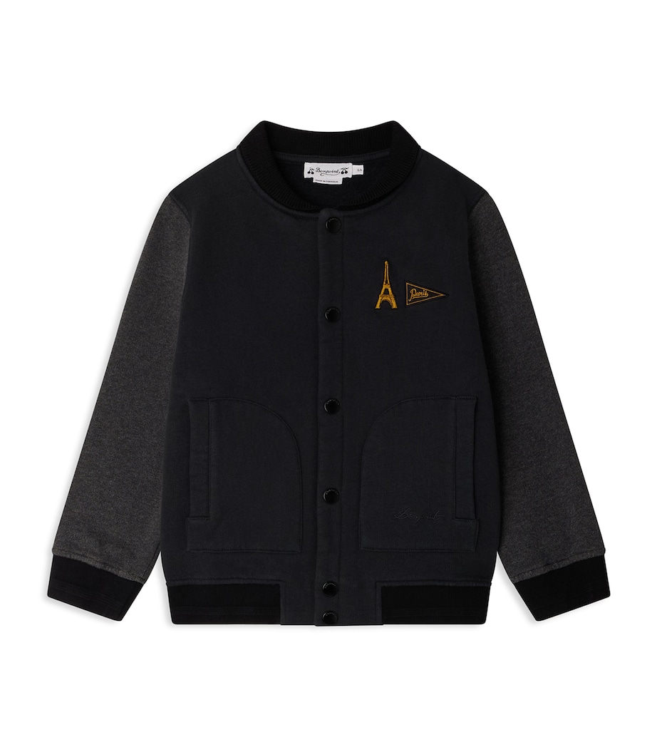 Organic Cotton Jacket (4-14 Years) FAUX NOIR Image 1
