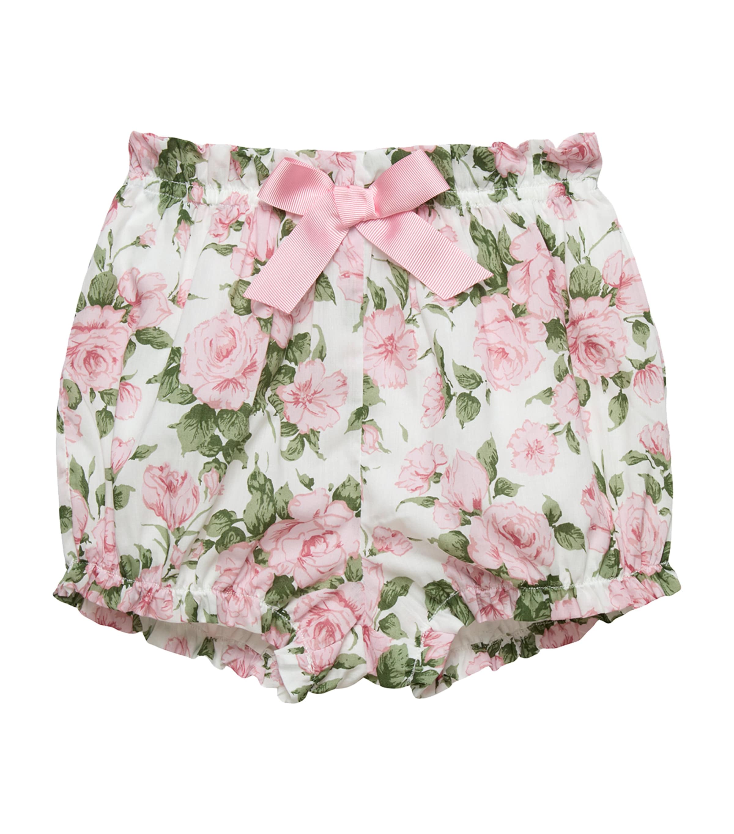 Trotters Kids'  Cotton Liberty Print Bloomers In Multi