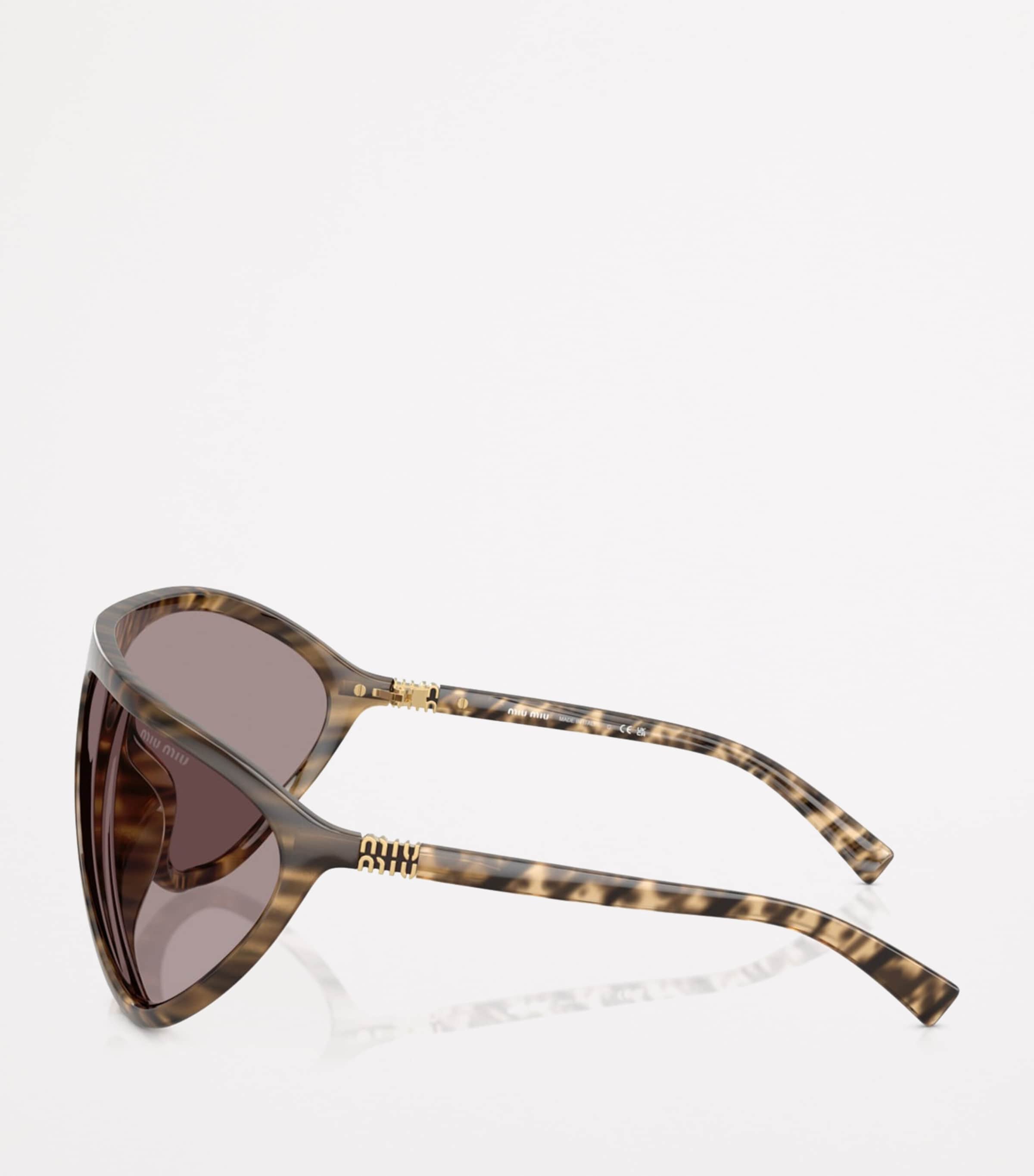 Injected Aviator Sunglasses 11Z06I Image 3