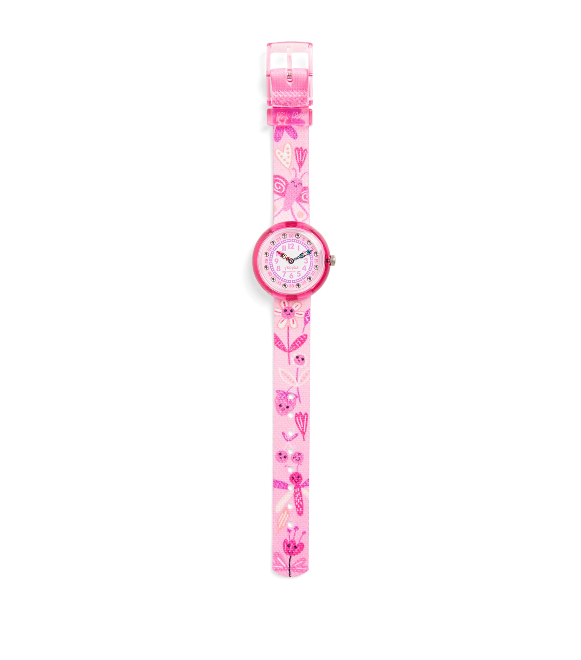 Flik Flak Happy Meadow Watch In Pink