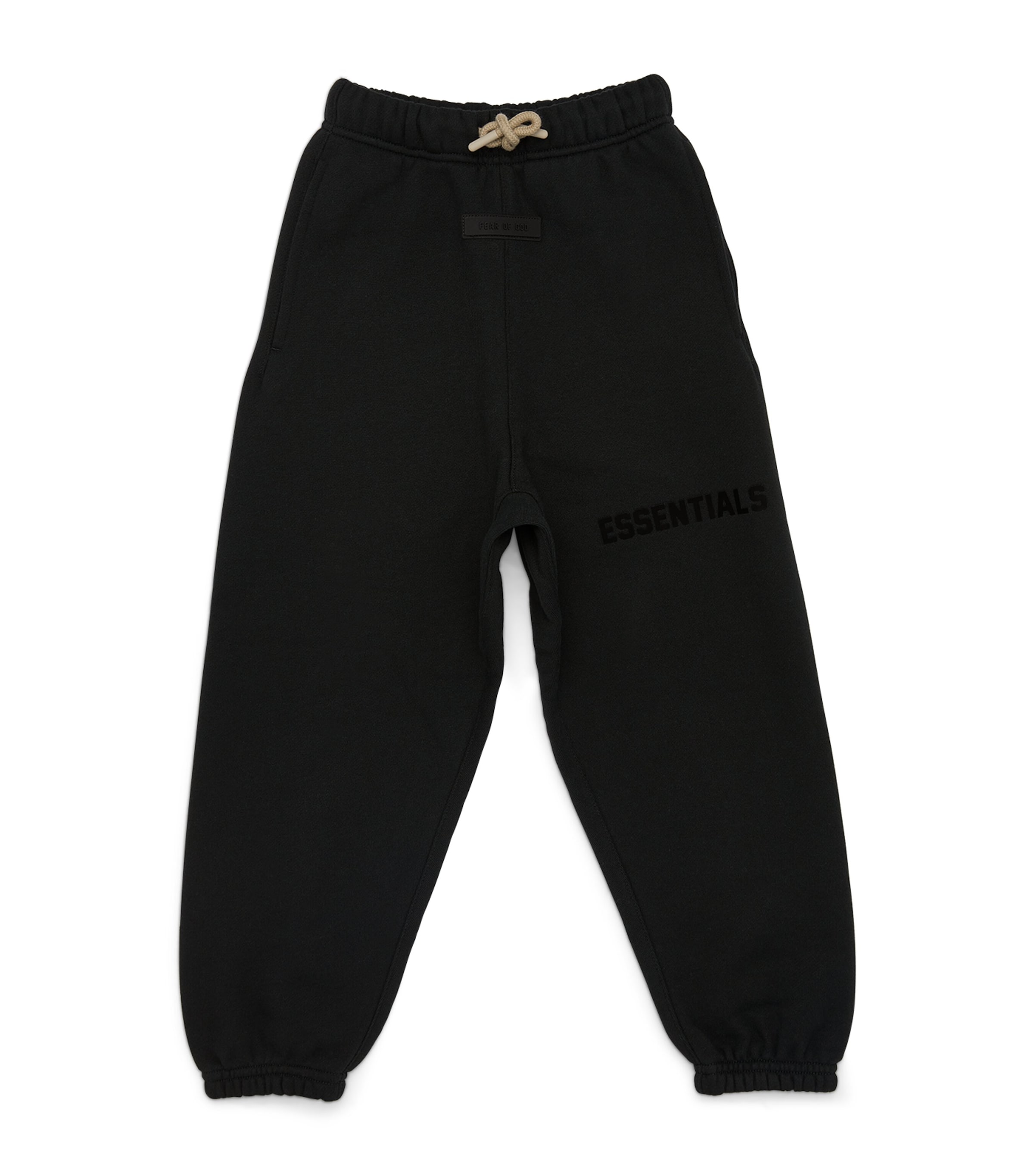 Fear of god essentials graphic sweatpants black online