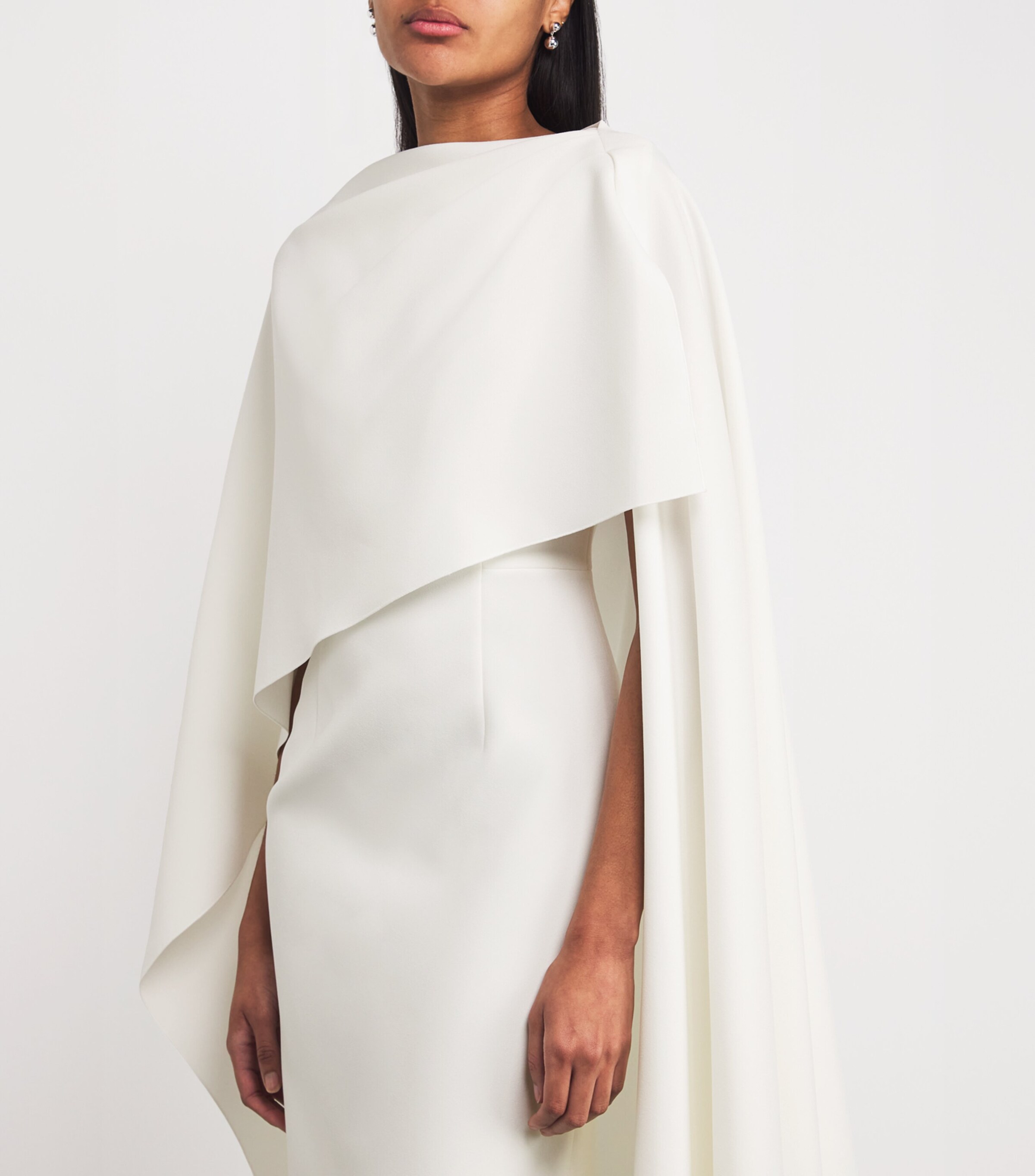 Silk Bridal Demetria Midi Dress IVORY Image 4