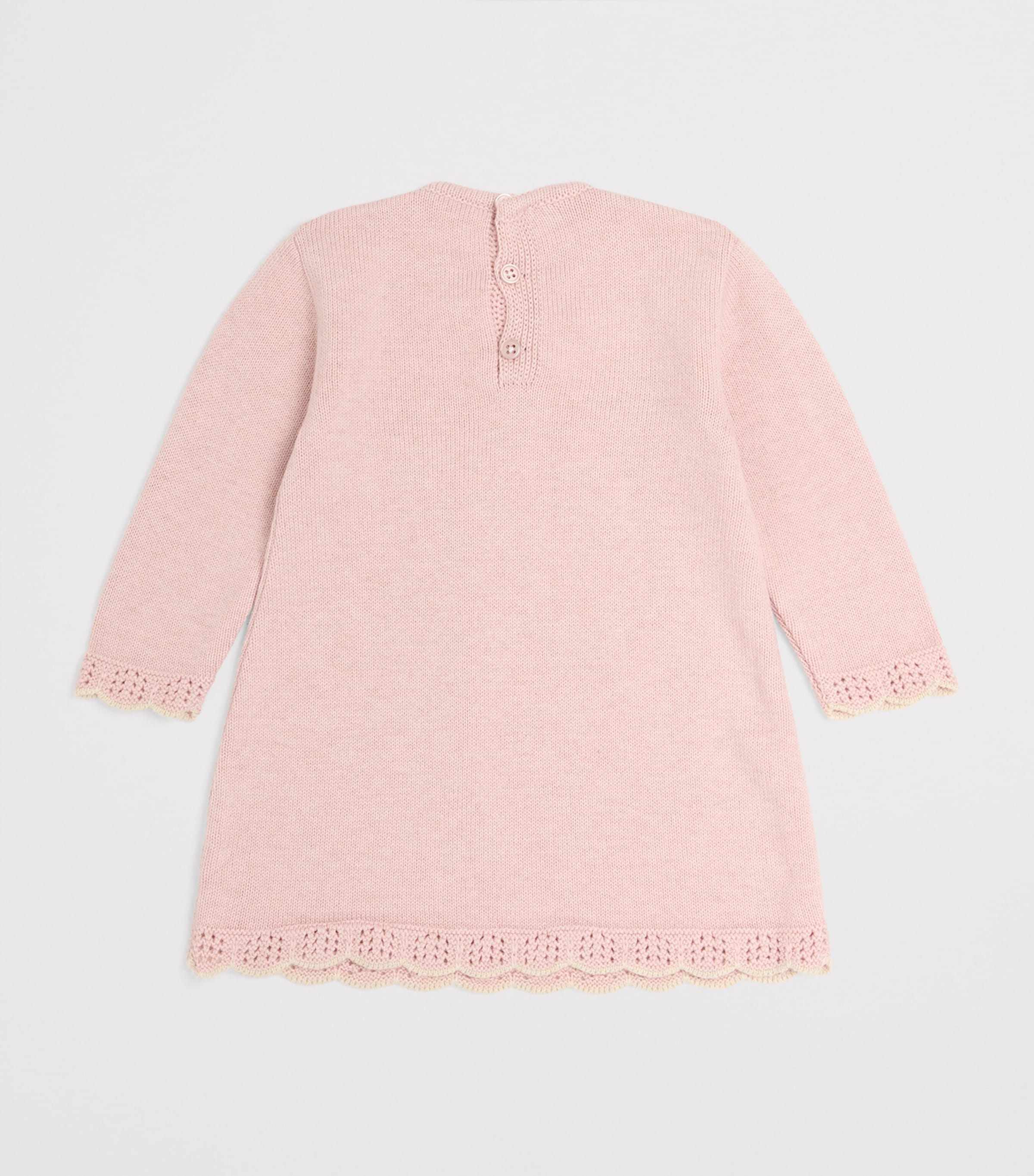 Cotton-Blend Knitted Dress (12 Months) 3273 H94 Image 2