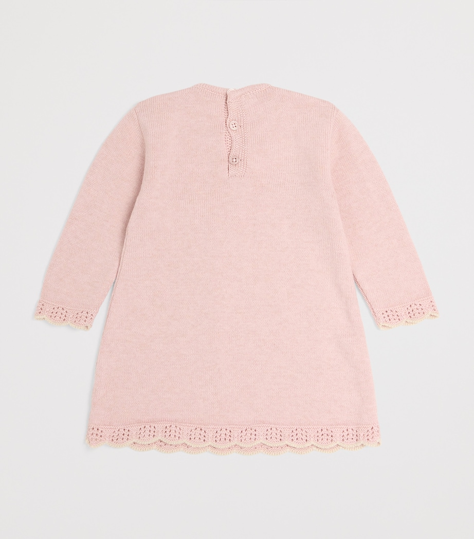 Cotton-Blend Knitted Dress (12 Months) 3273 H94 Image 2