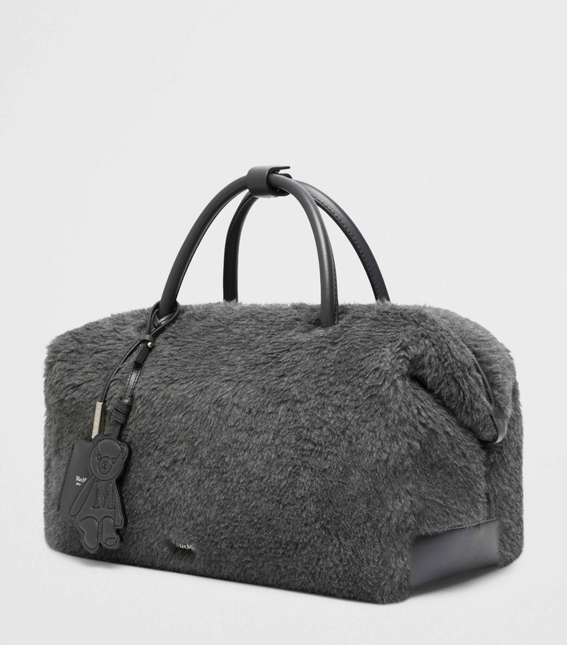 Max Mara Teddy Top-Handle Bag Medium Grey Image 2