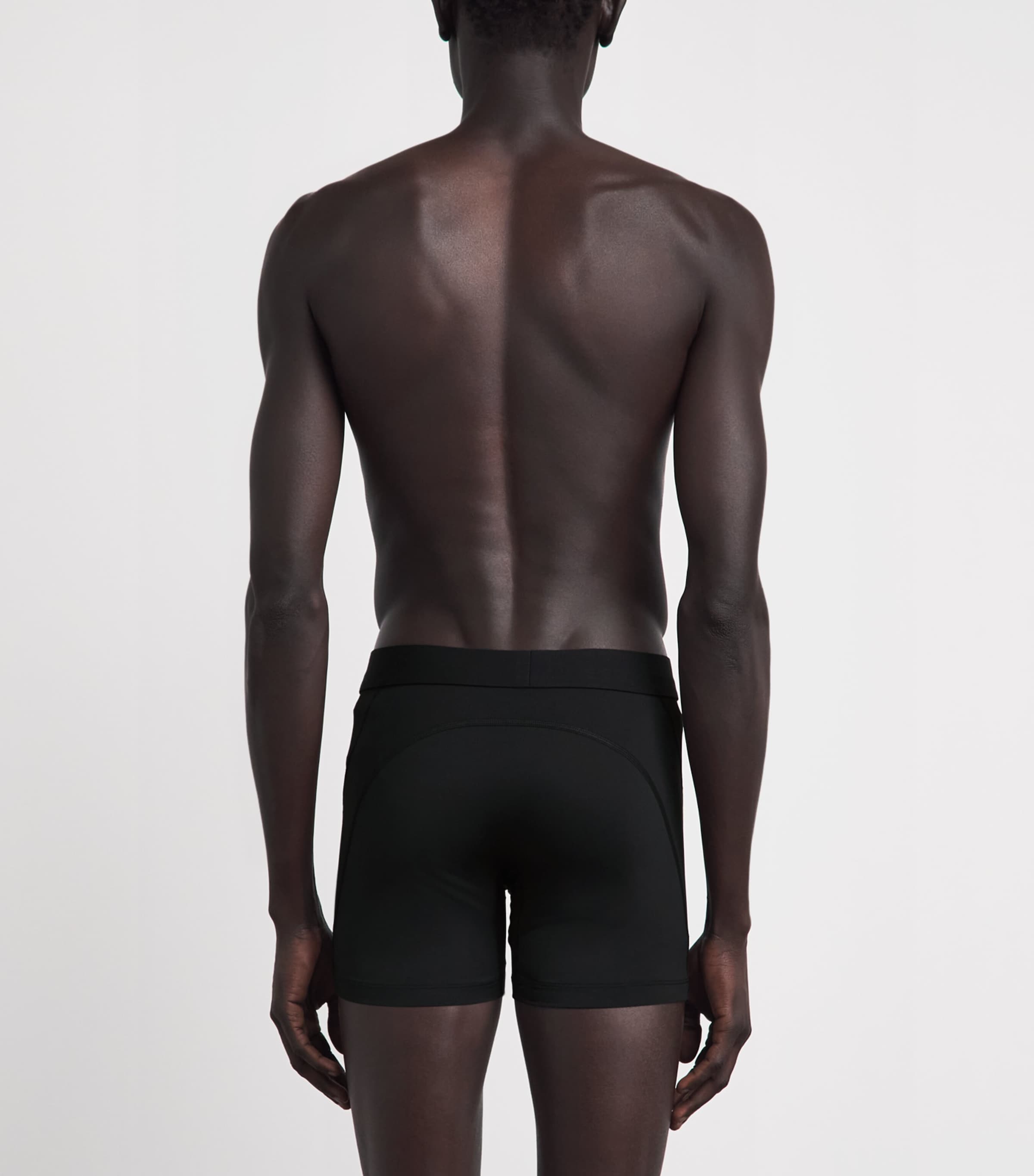 BOSS Mens Active Boxer Briefs (Pack of 3) Black Image 3