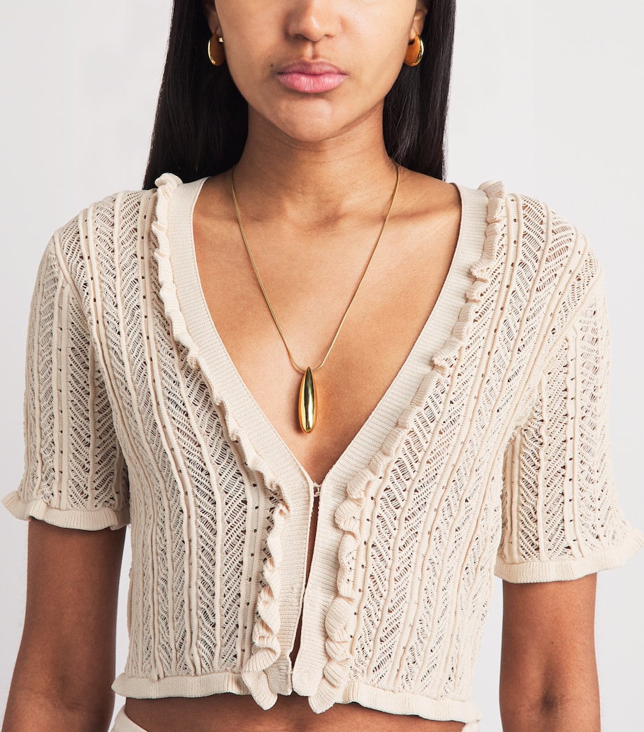 Devon Windsor Womens Knitted Charlene Top Clay Image 3