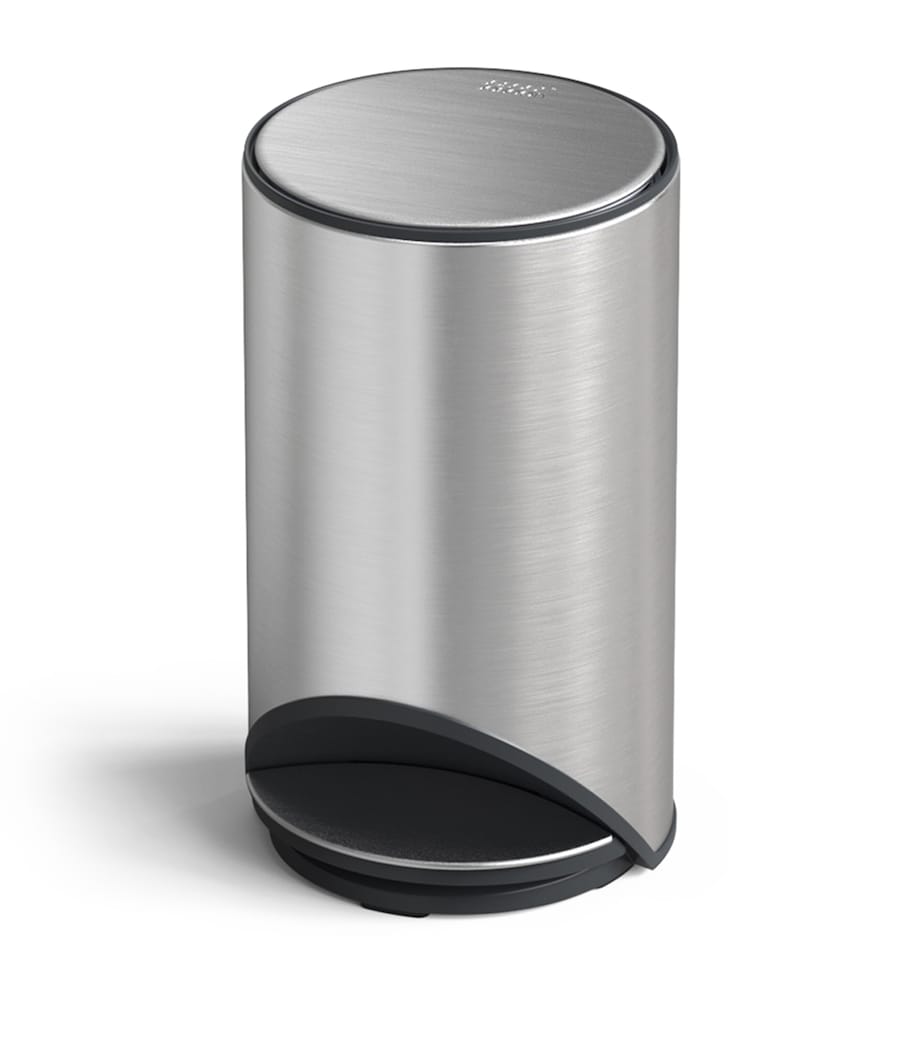 Small Easy-Push Arc Pedal Bin (10L) STAINLESS STEEL Image 1
