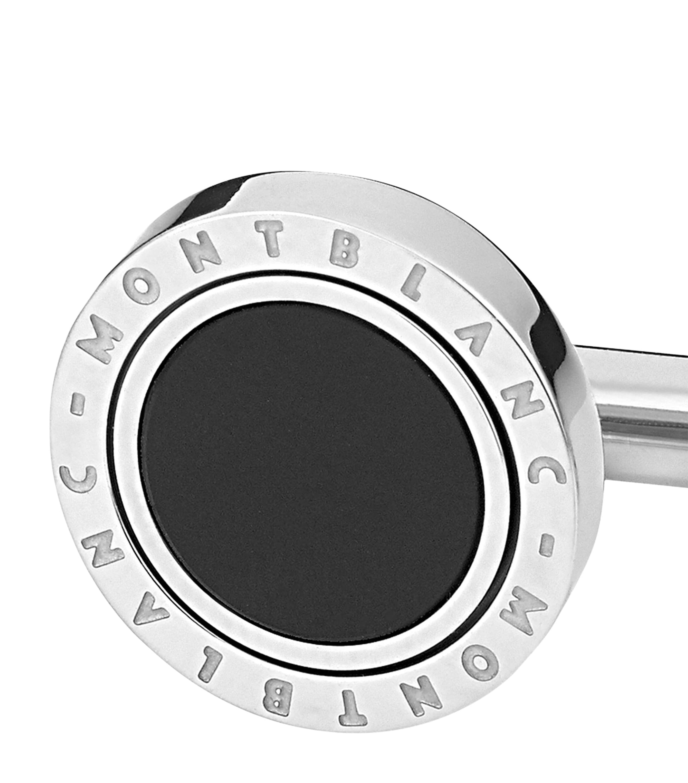 Montblanc Stainless Steel Engraved Cufflinks Image 3