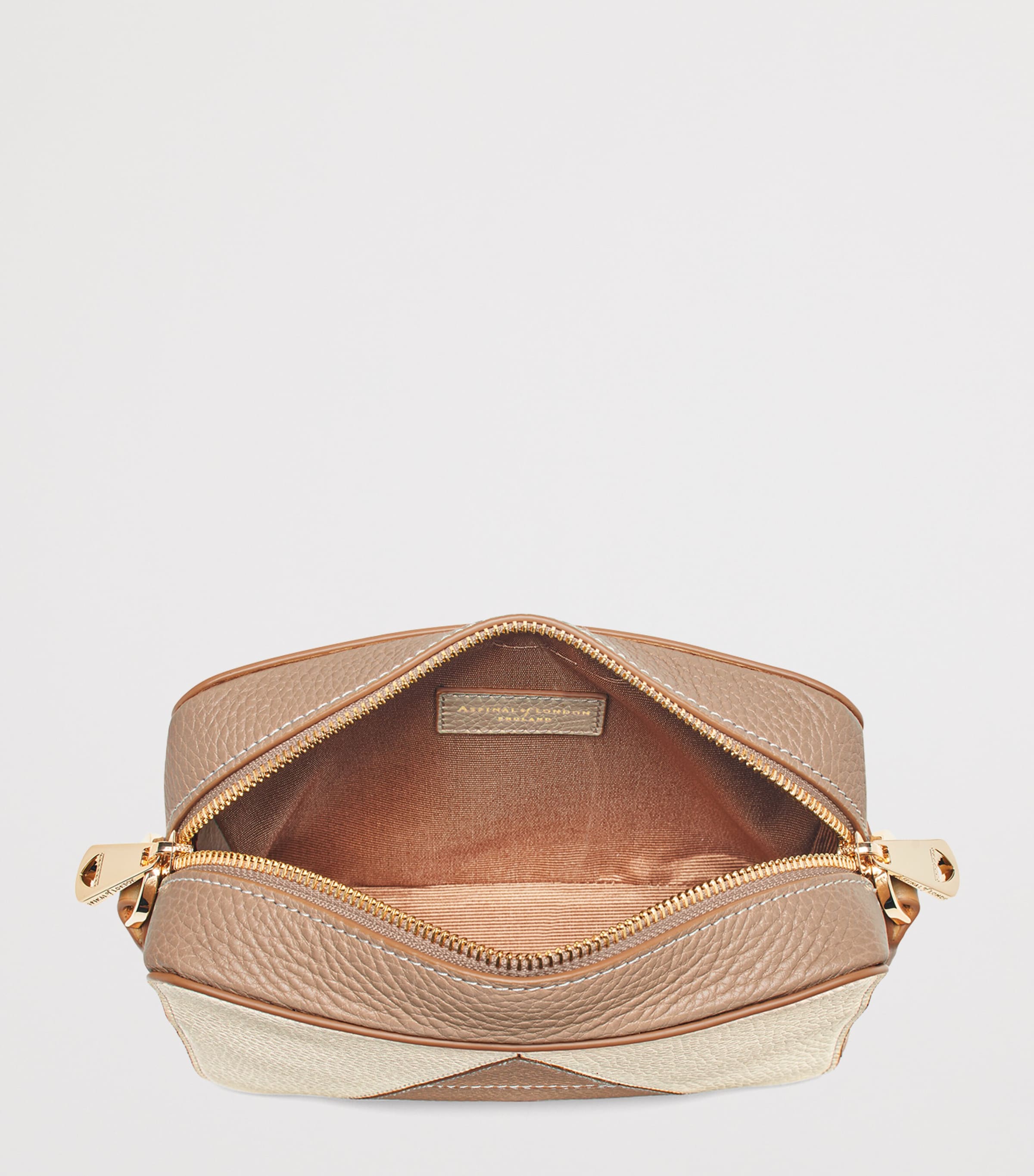 Leather Camera Bag TAUPE Image 4