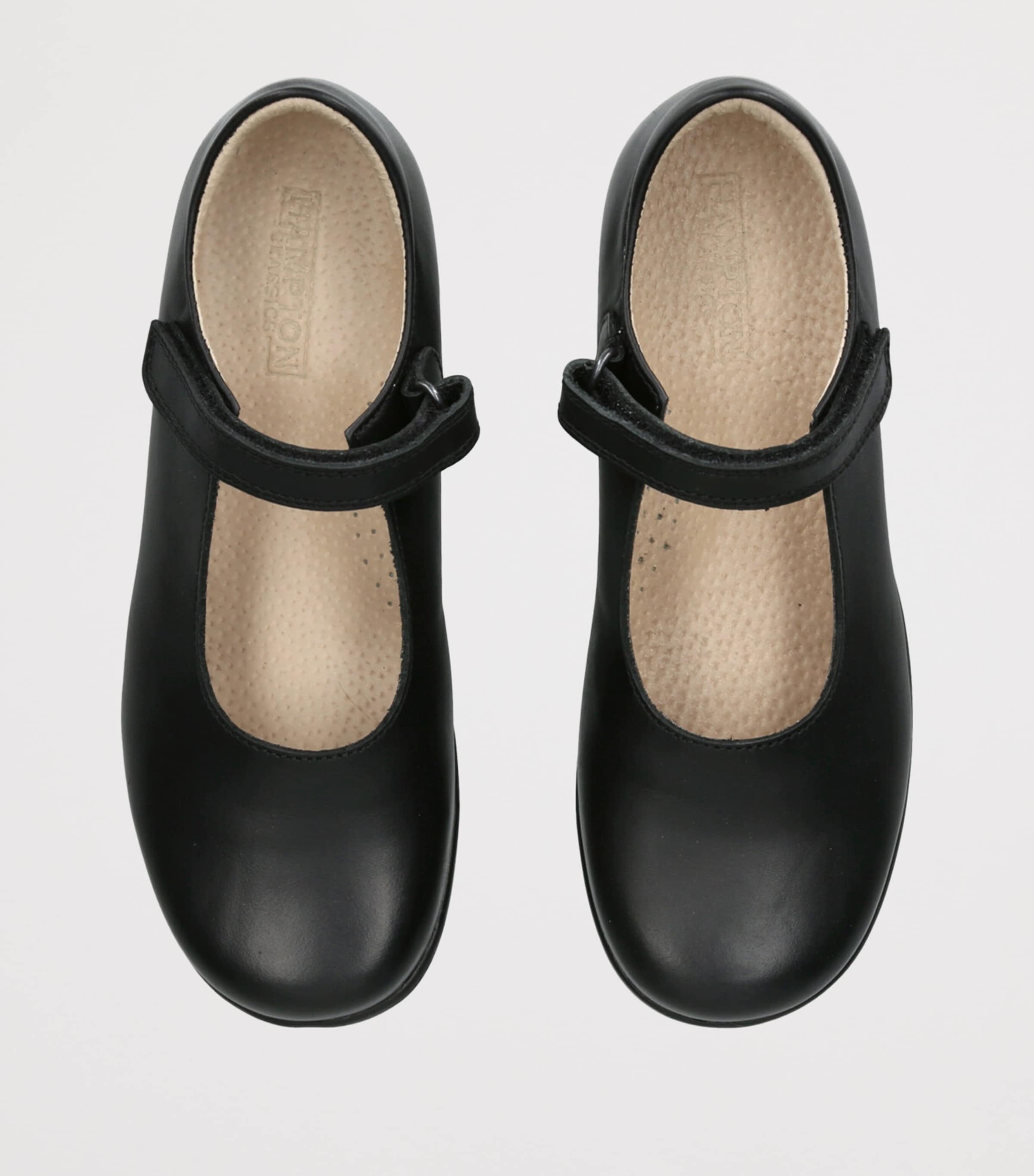 Leather Emily School Shoes BLACK Image 4