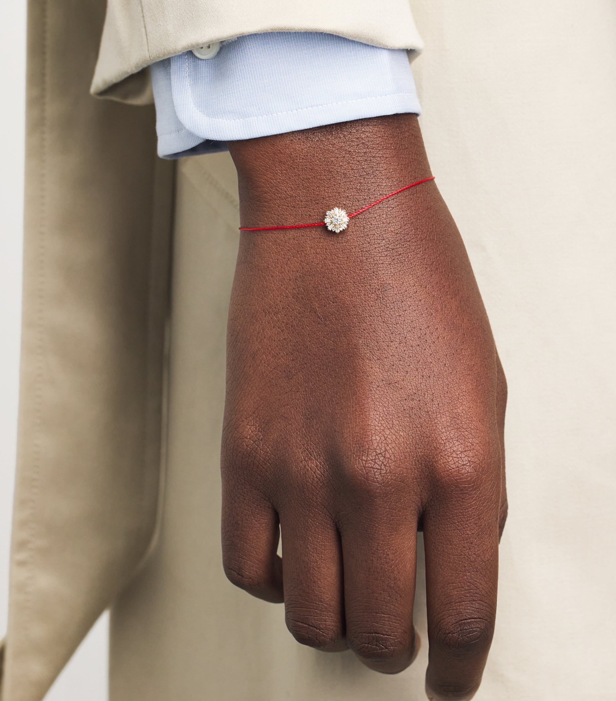 Redline Yellow Gold and Diamond Sol Soleil Bracelet Red Image 2