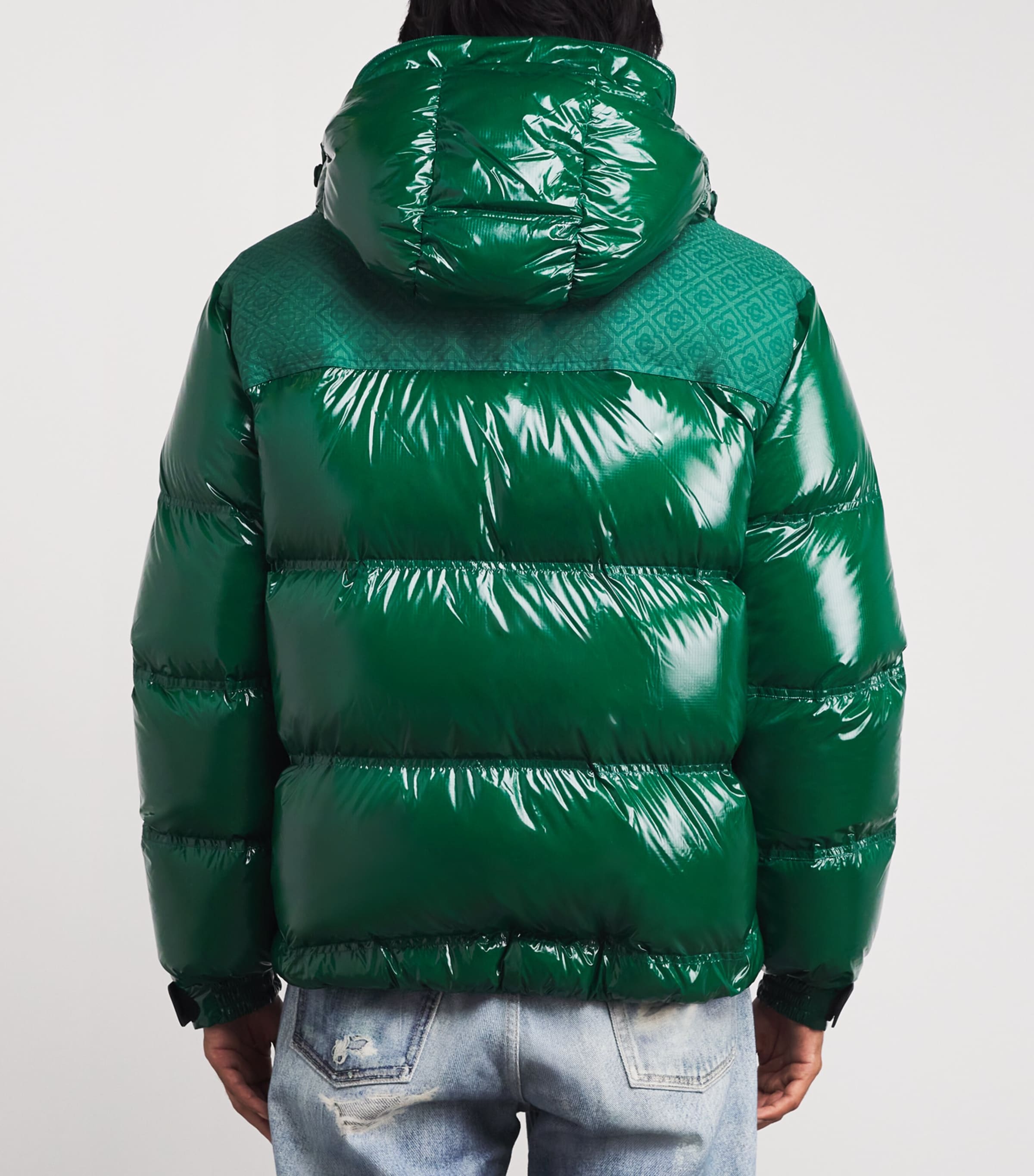 Down Monogram Puffer Jacket GREEN Image 4