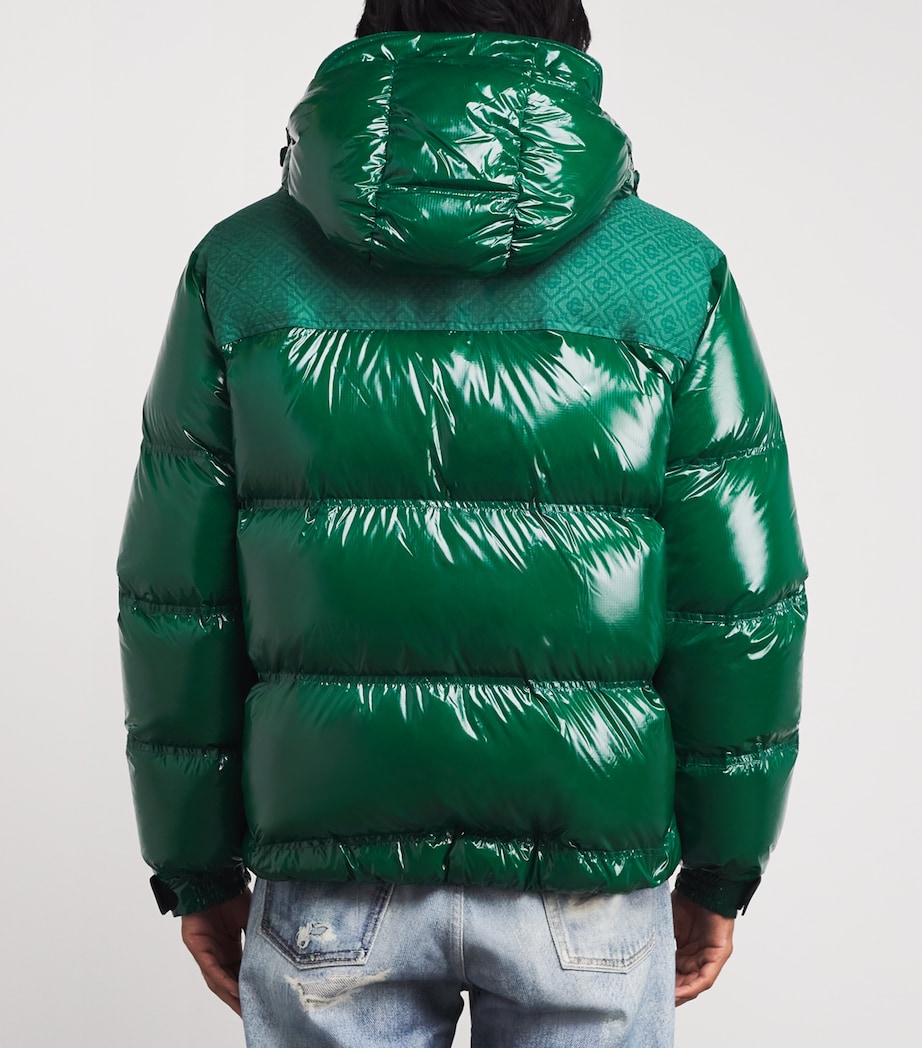 Down Monogram Puffer Jacket GREEN Image 4