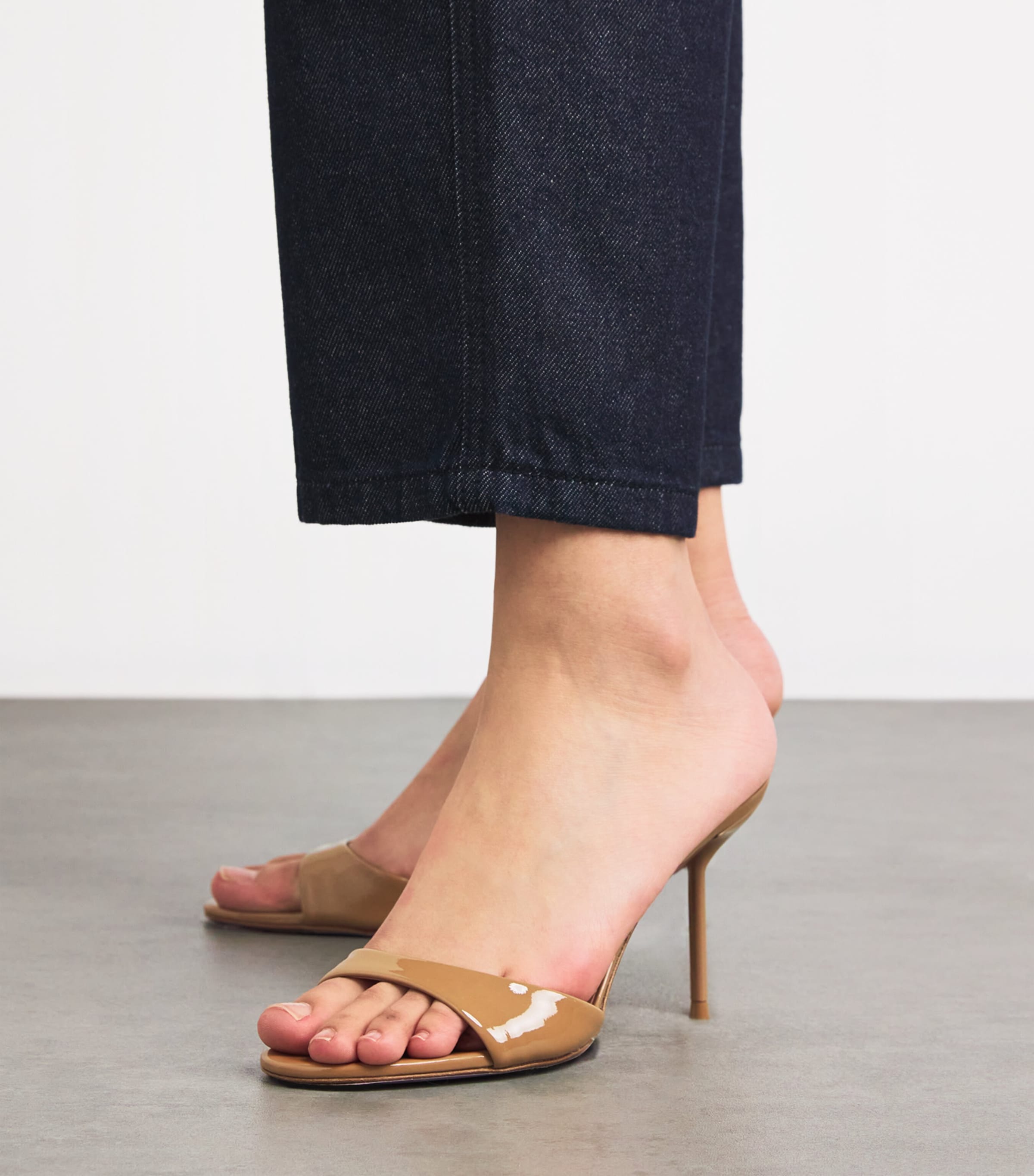 Paris Texas Patent Leather Lidia Mules 70 | Harrods AE
