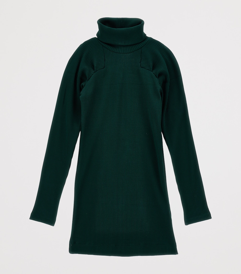 Ribbed Knit Dress (4-12 Years) VERDE BOSCO Image 2