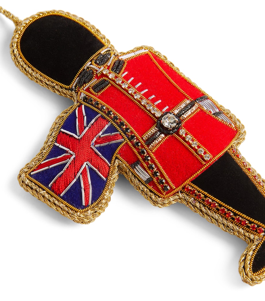 Guardsman With Flag Tree Decoration RED/BLACK/NAVY Image 4