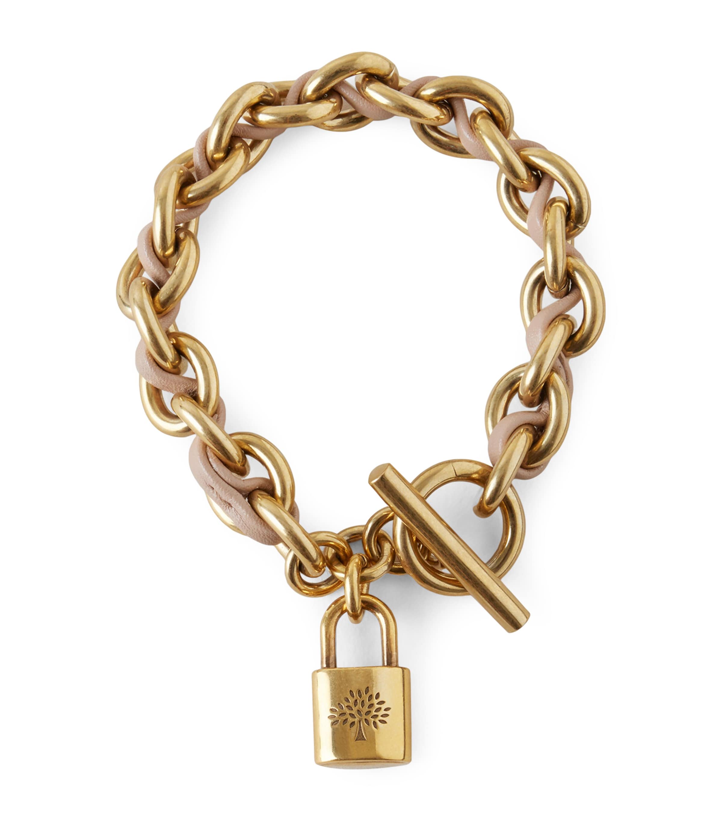 Mulberry Lily Chain Bracelet In Gold