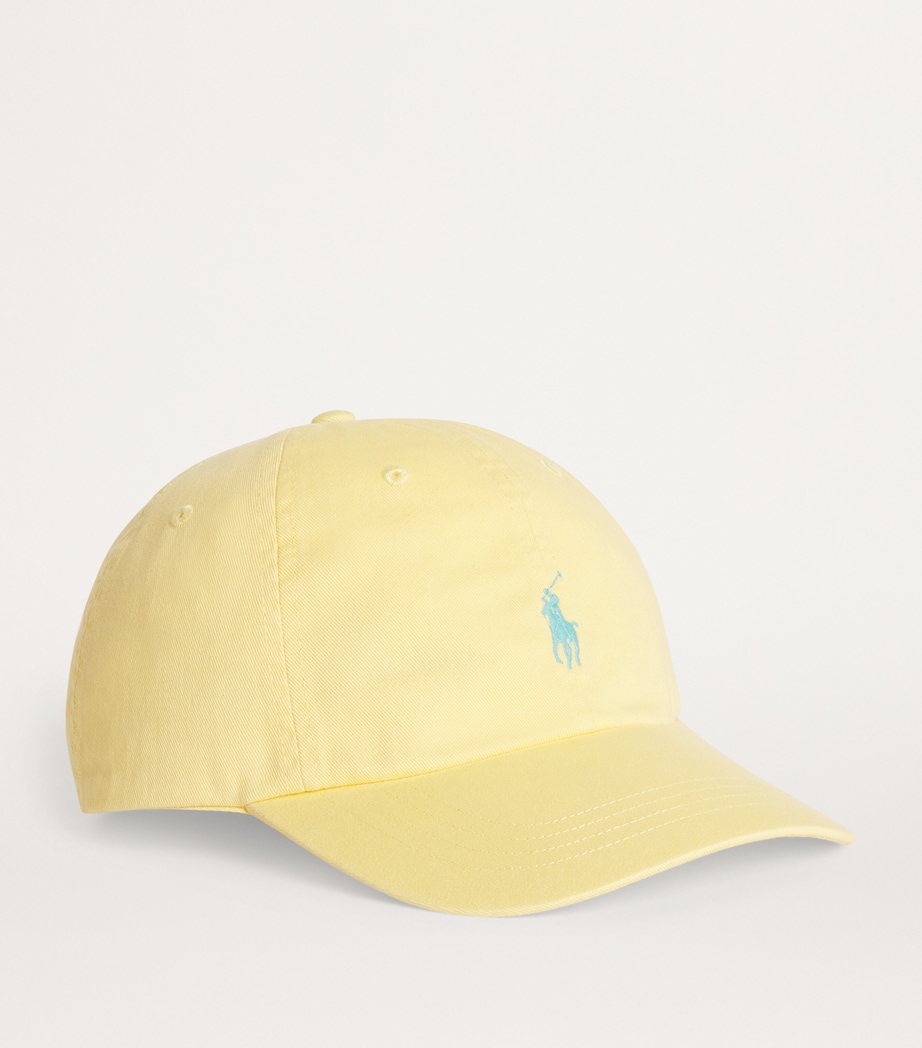 Polo Ralph Lauren Cotton Polo Pony Baseball Cap Yellow Image 2