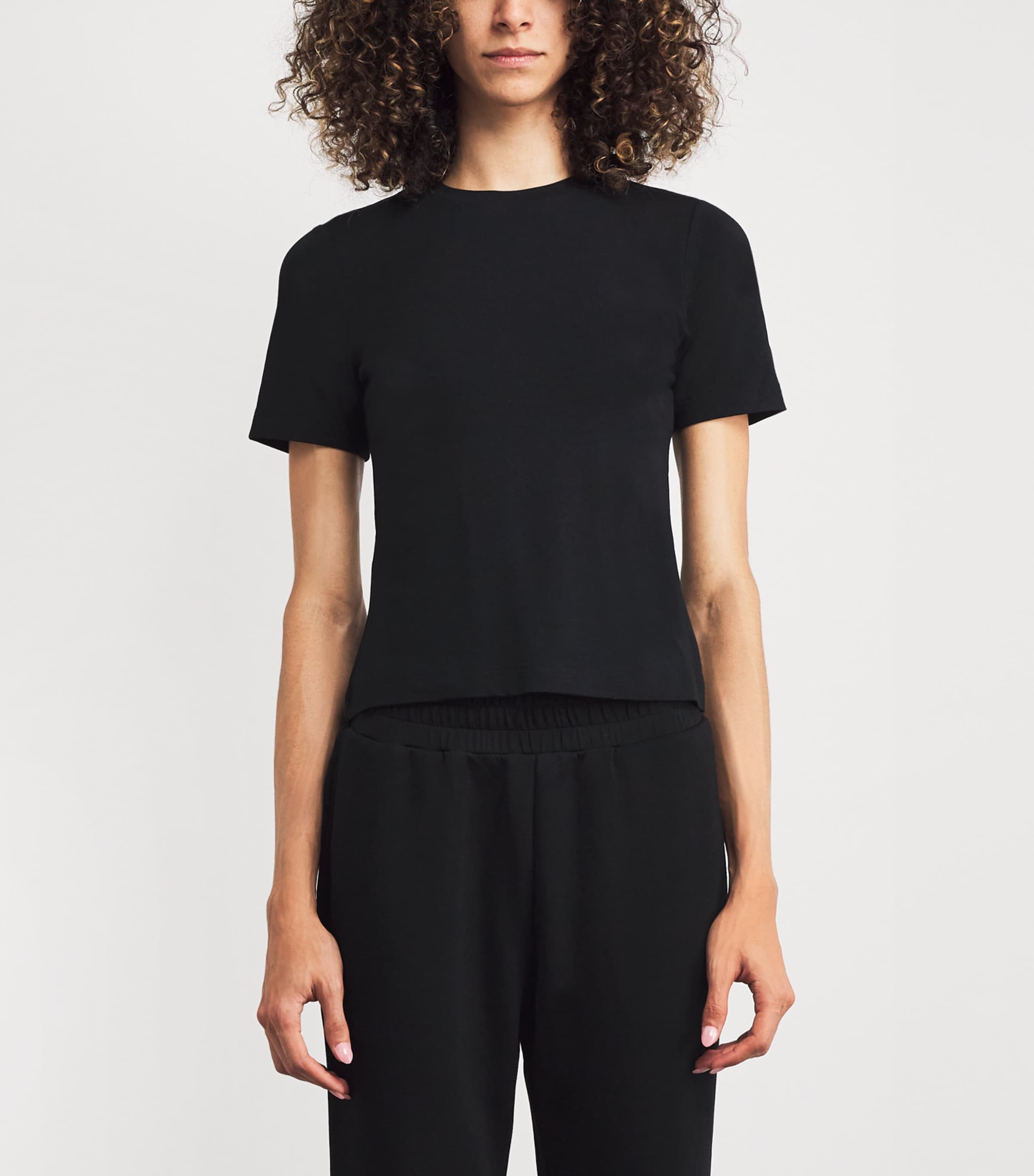 Jersey Regina Slim T-Shirt BLACK Image 3