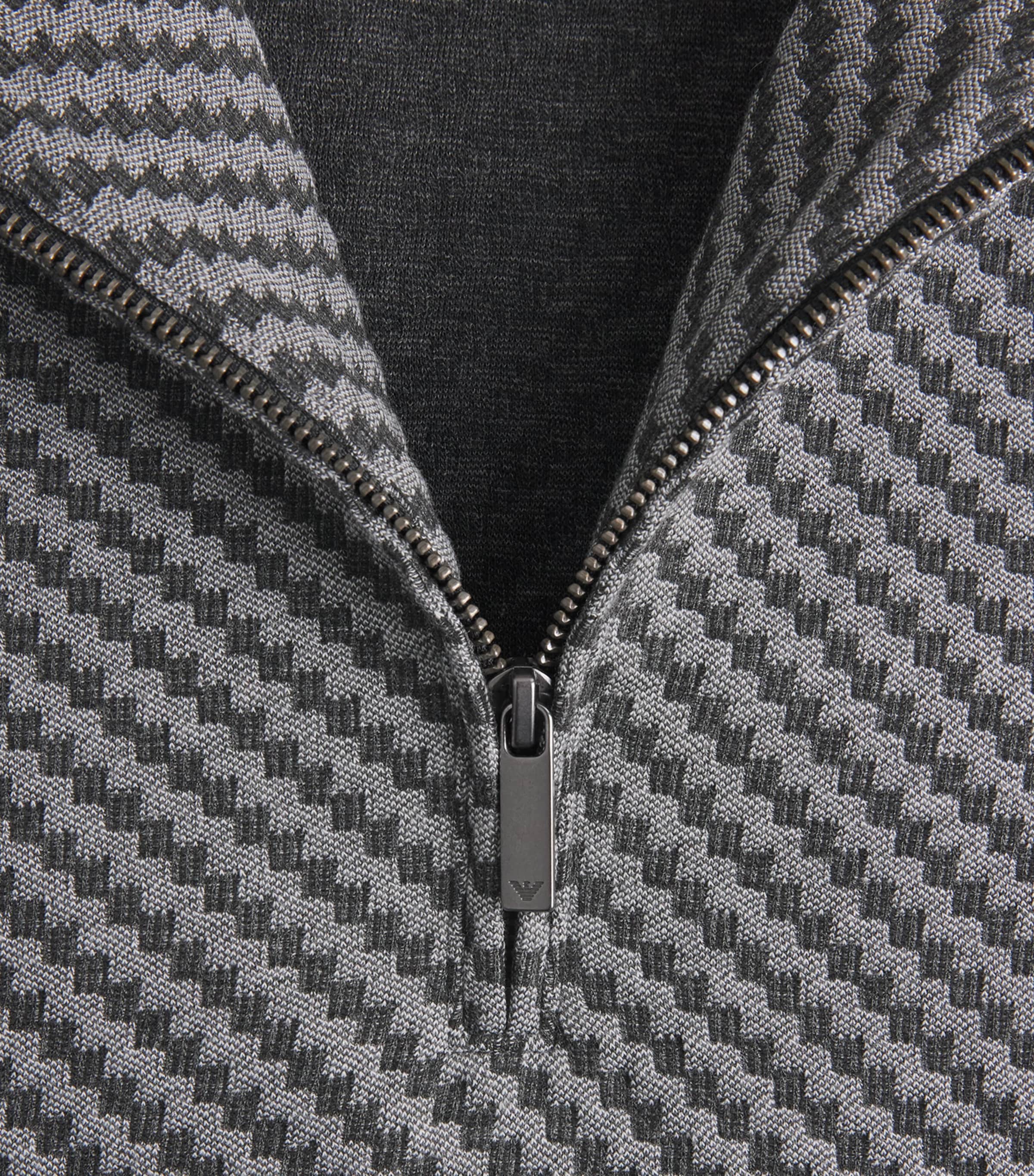 Jacquard Half Zip Pullover FC016 Image 5