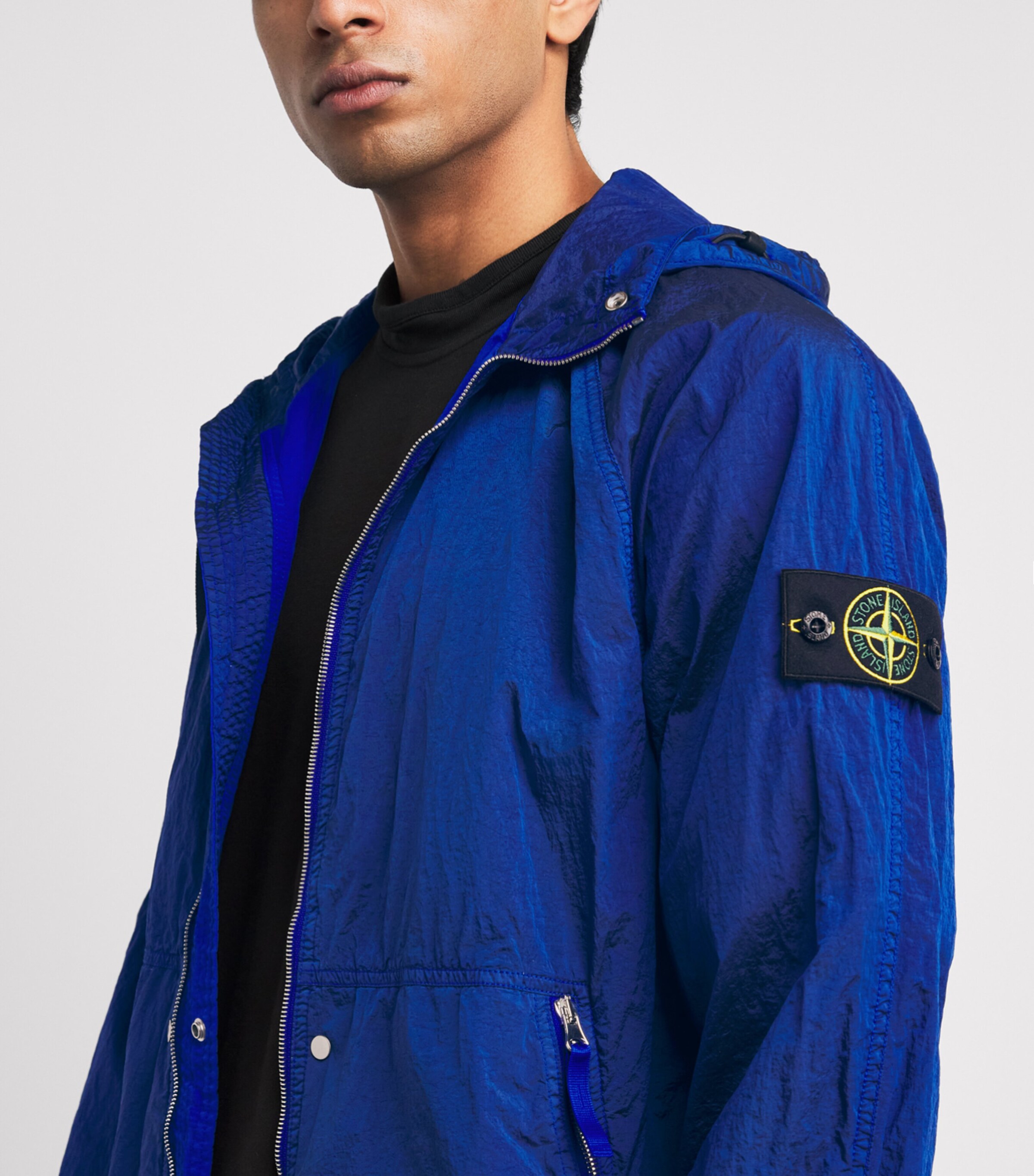 Stone Island Mens Short Hooded Parka Image 3
