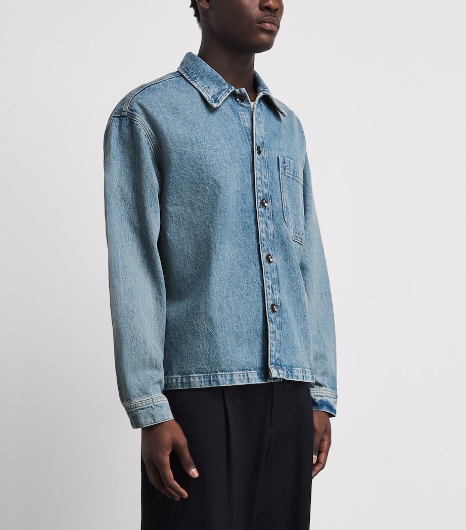 Rag & Bone Mens Denim Astor Overshirt Lex Blue Image 4
