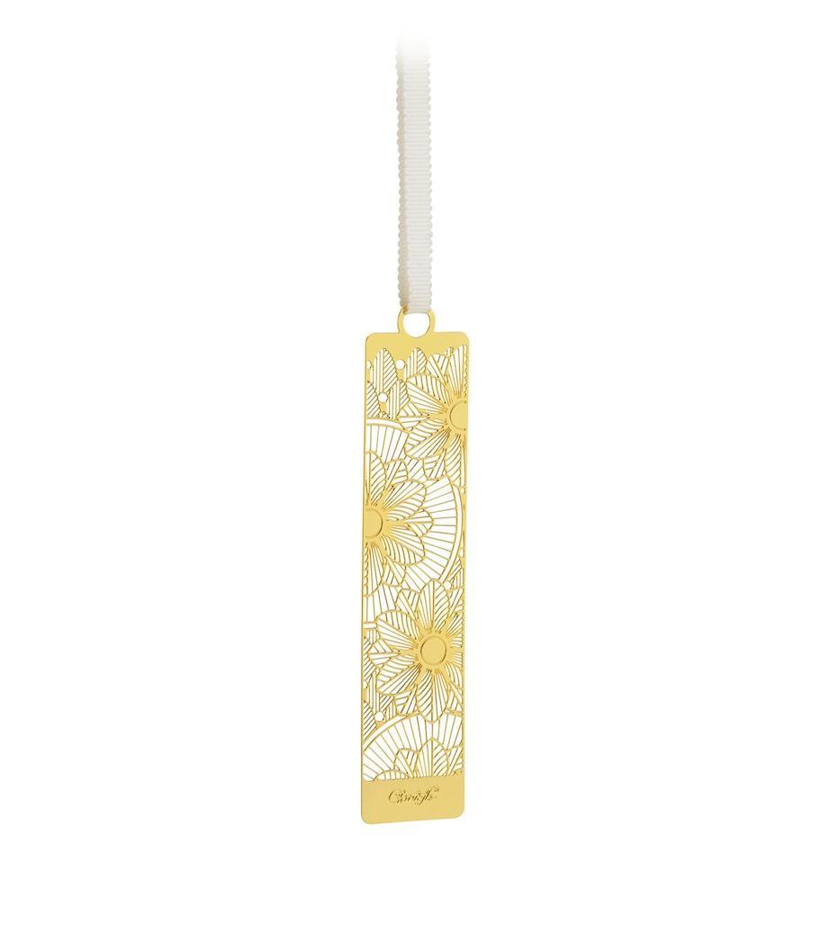 Christofle Malmaison Impériale Rosette Bookmark Gold Image 1