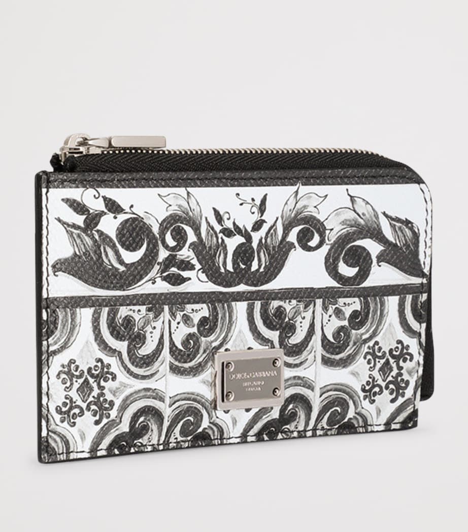 Grained Calfskin Majolica Cardholder IU3TN -  NERO Image 2