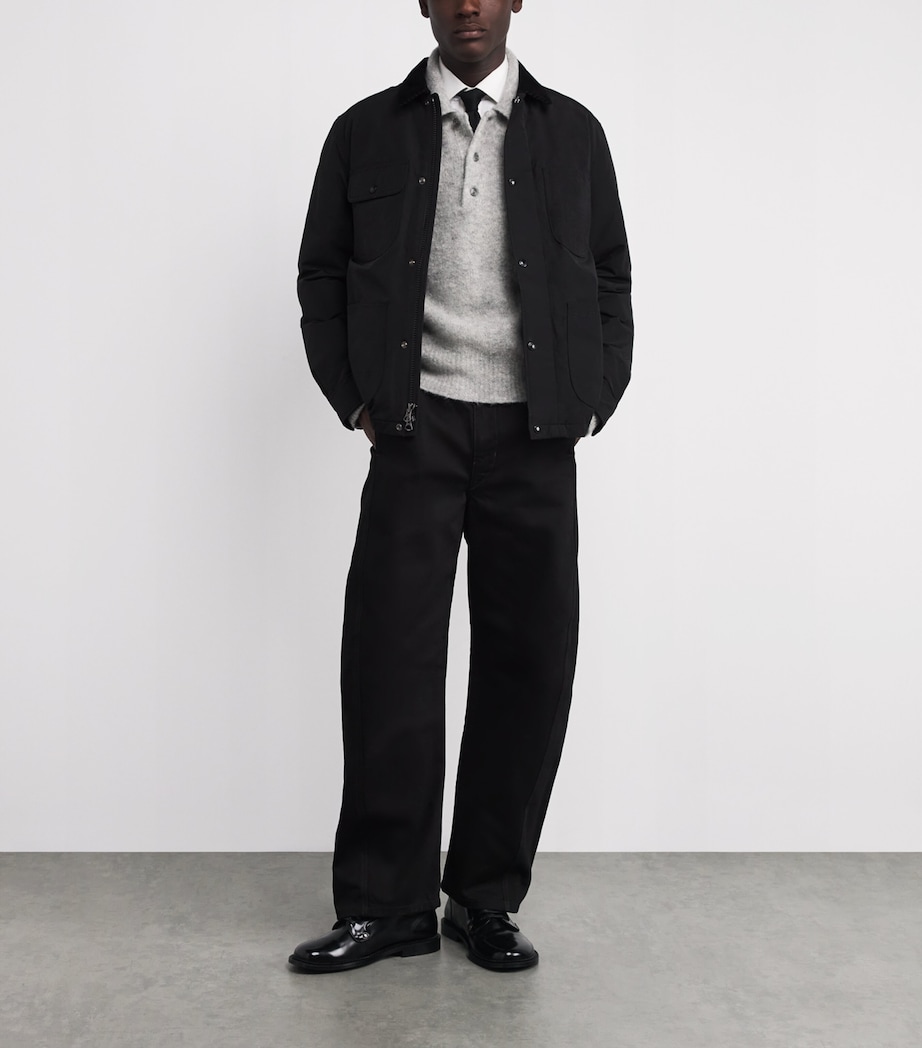 Elsdon Down Utility Jacket BLACK Image 2