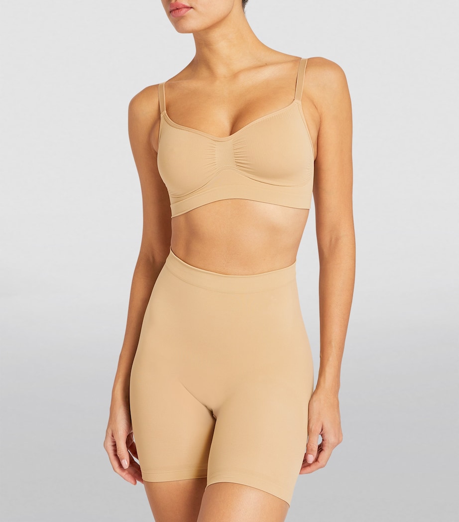 Seamless Sculpt Mid-Thigh Shorts CLAY Image 2