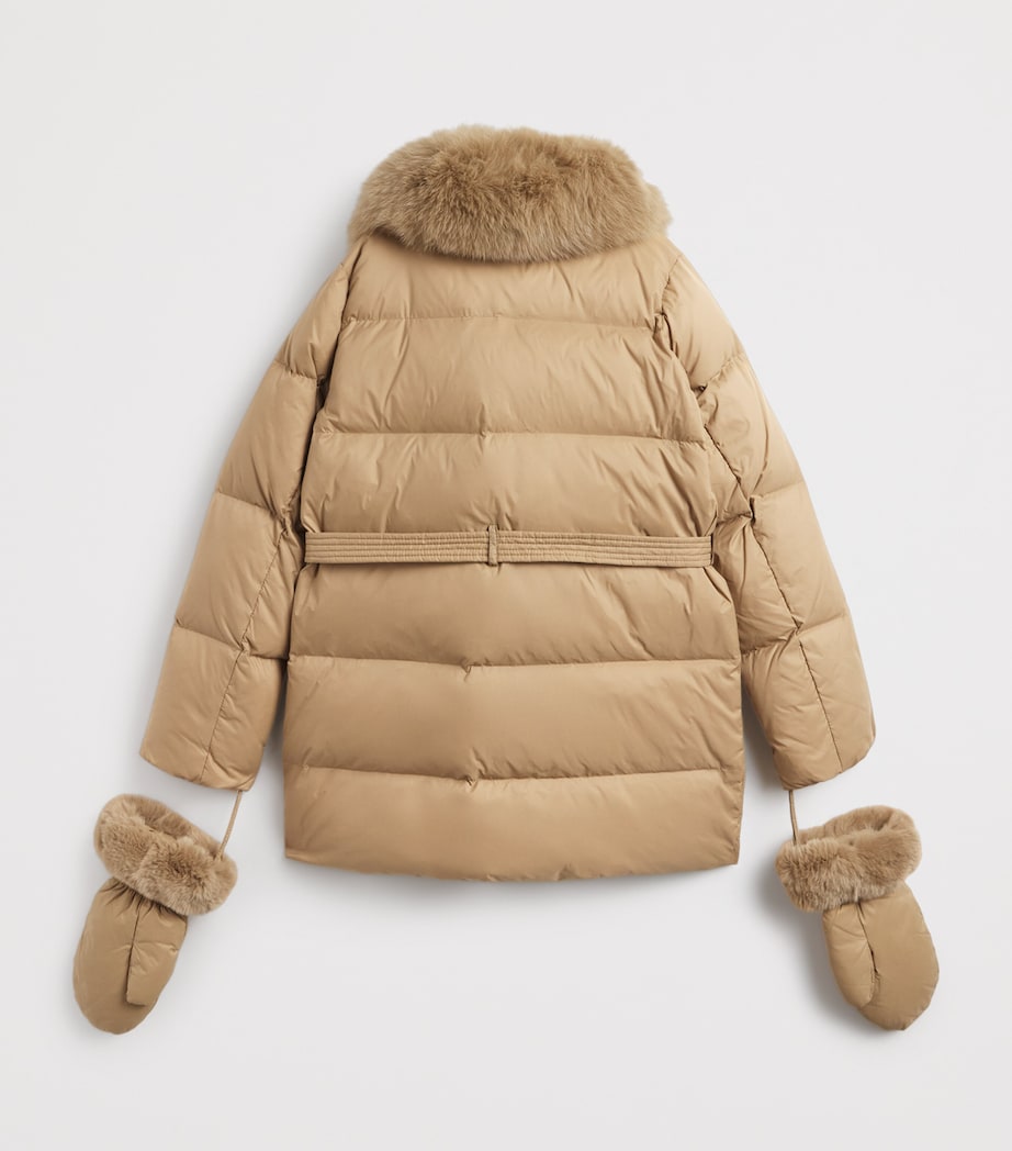 Fur-Trim Down Puffer Coat (10 Years) A2099LIEGEOIS Image 2