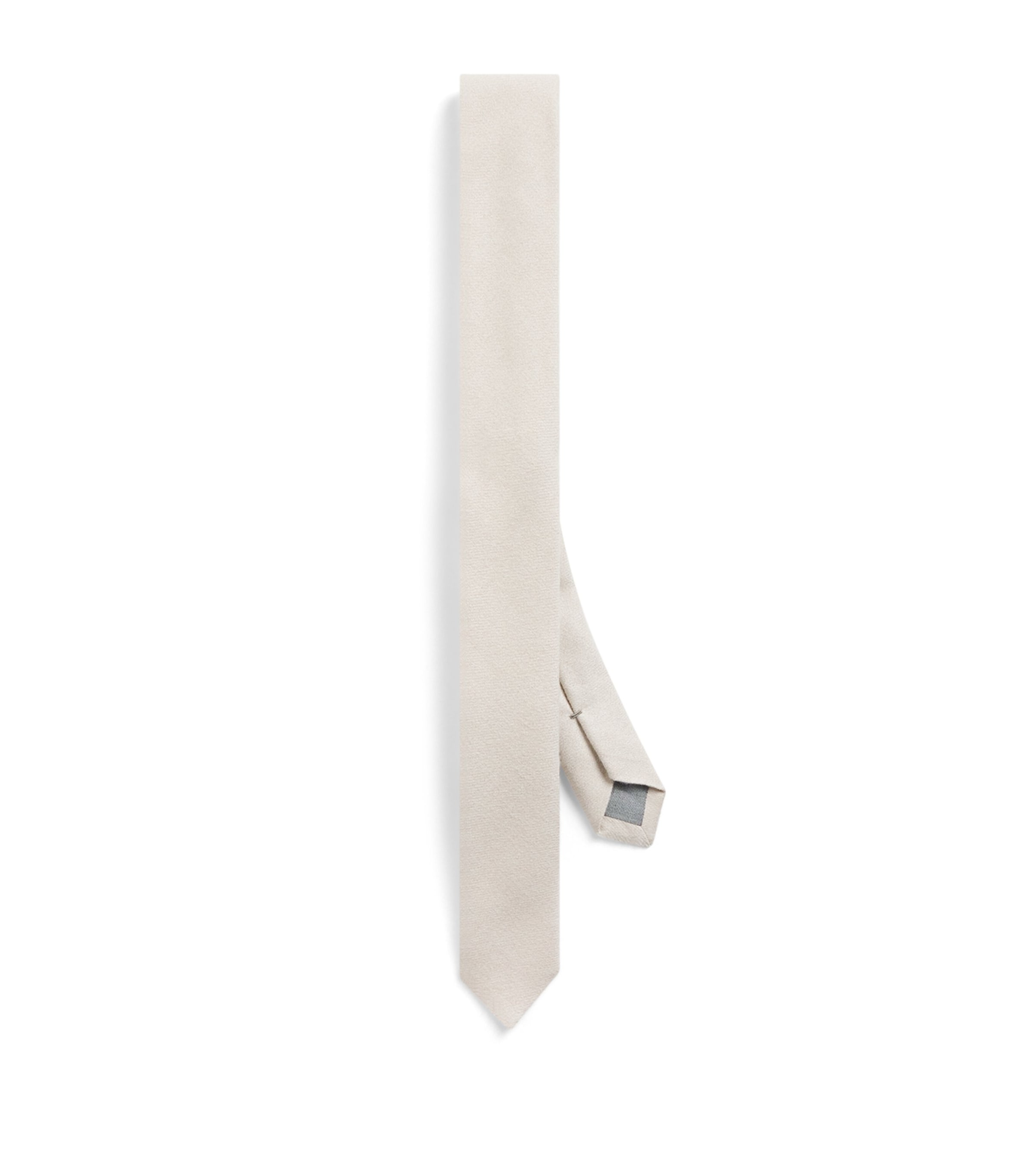 Eleventy Wool Tie In Brown