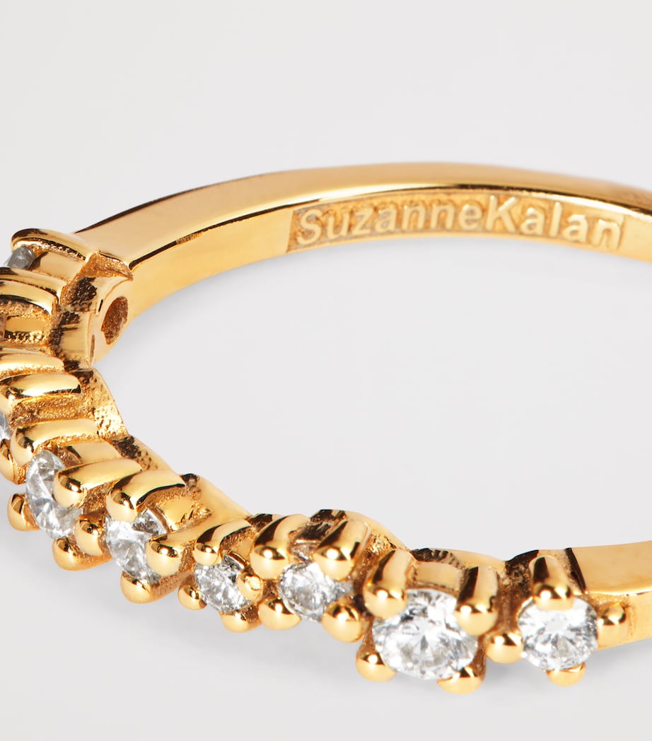 Yellow Gold and Diamond Classic Ring (Size 6.5) 18K YG/WD Image 5