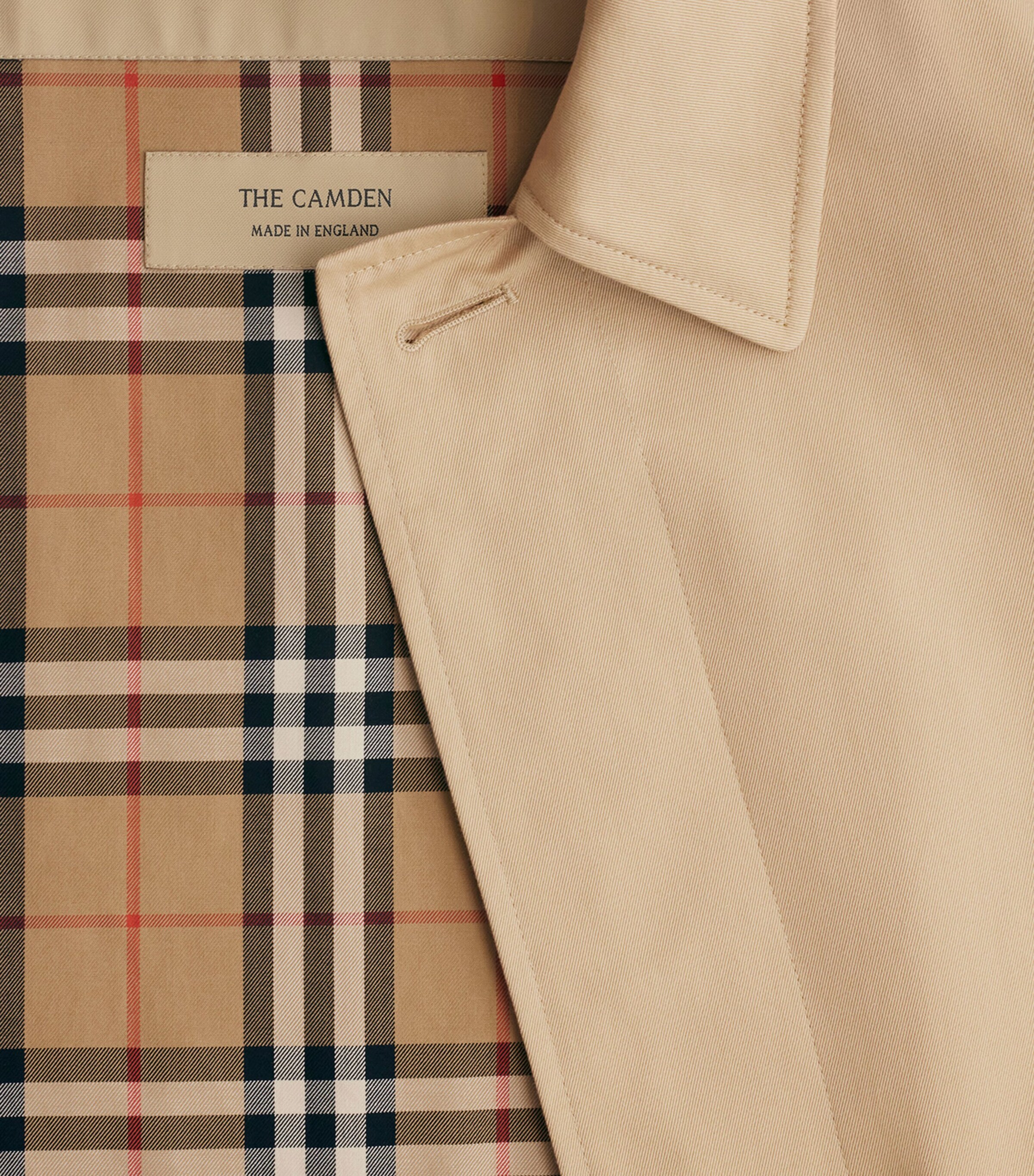 Mid-Length Camden Heritage Car Coat HONEY Image 8