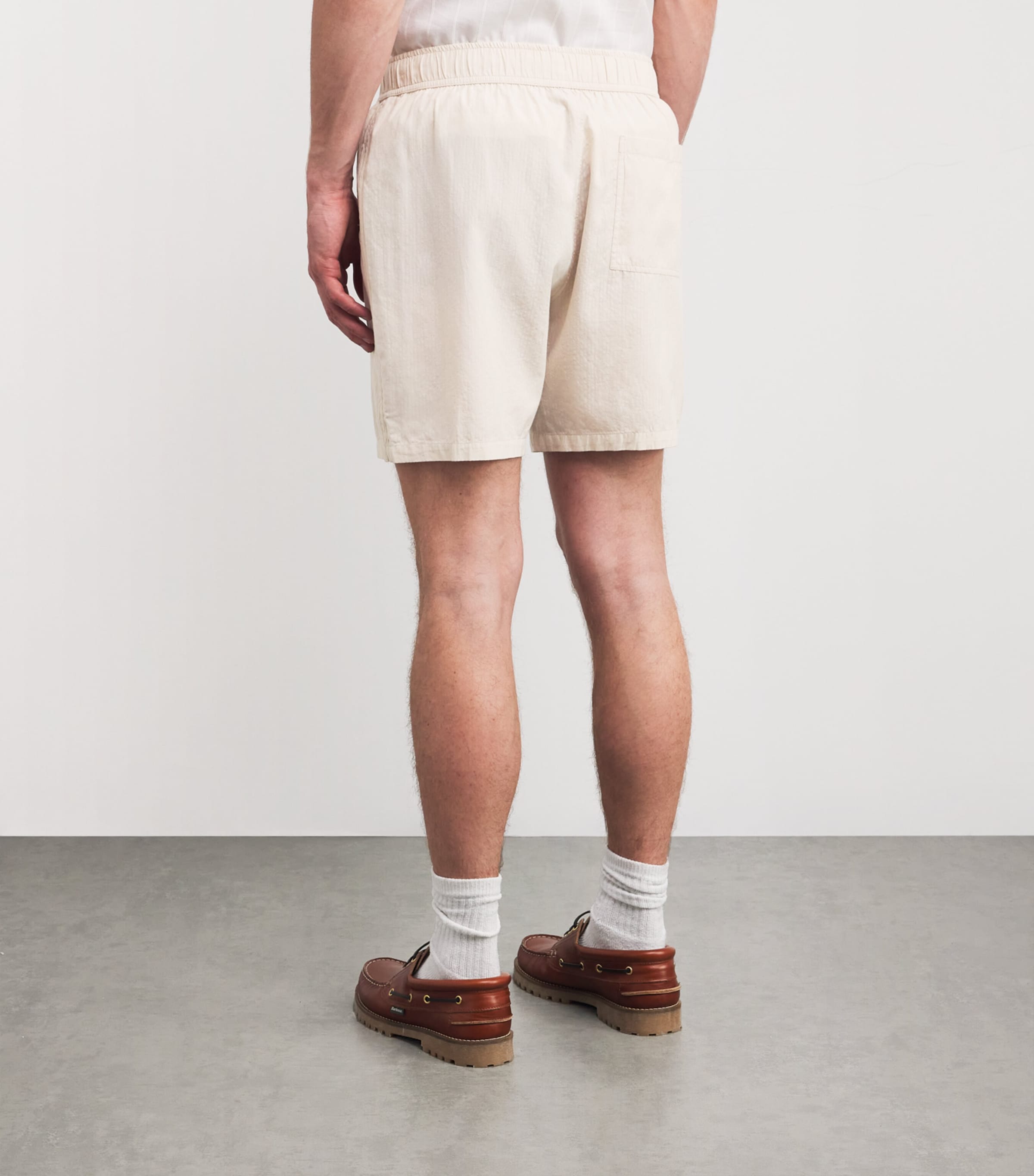 Stretch-Cotton Teague Shorts ATLANTIC FOG Image 3