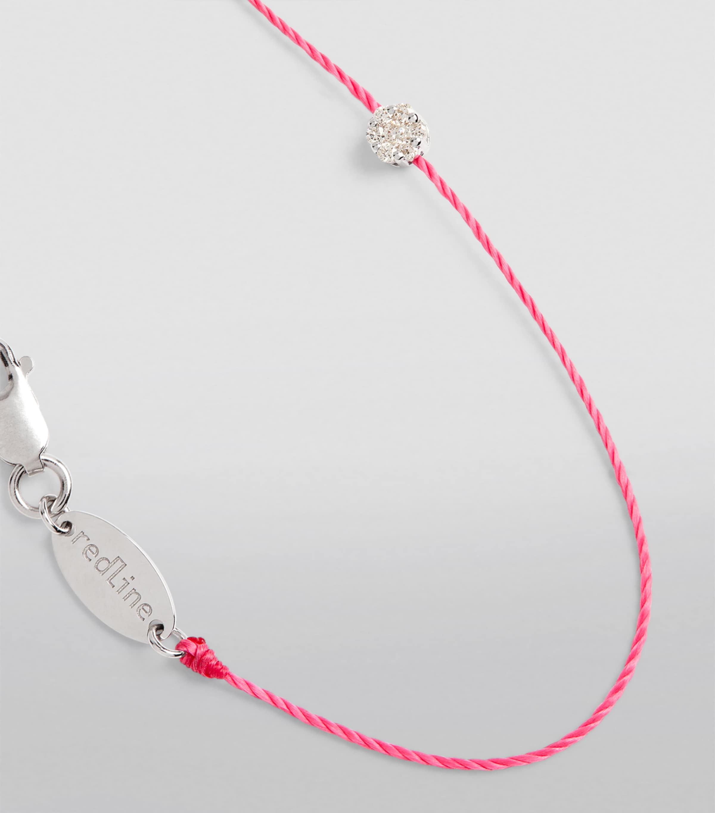 Redline White Gold and Diamond Illusion Bracelet | Harrods US