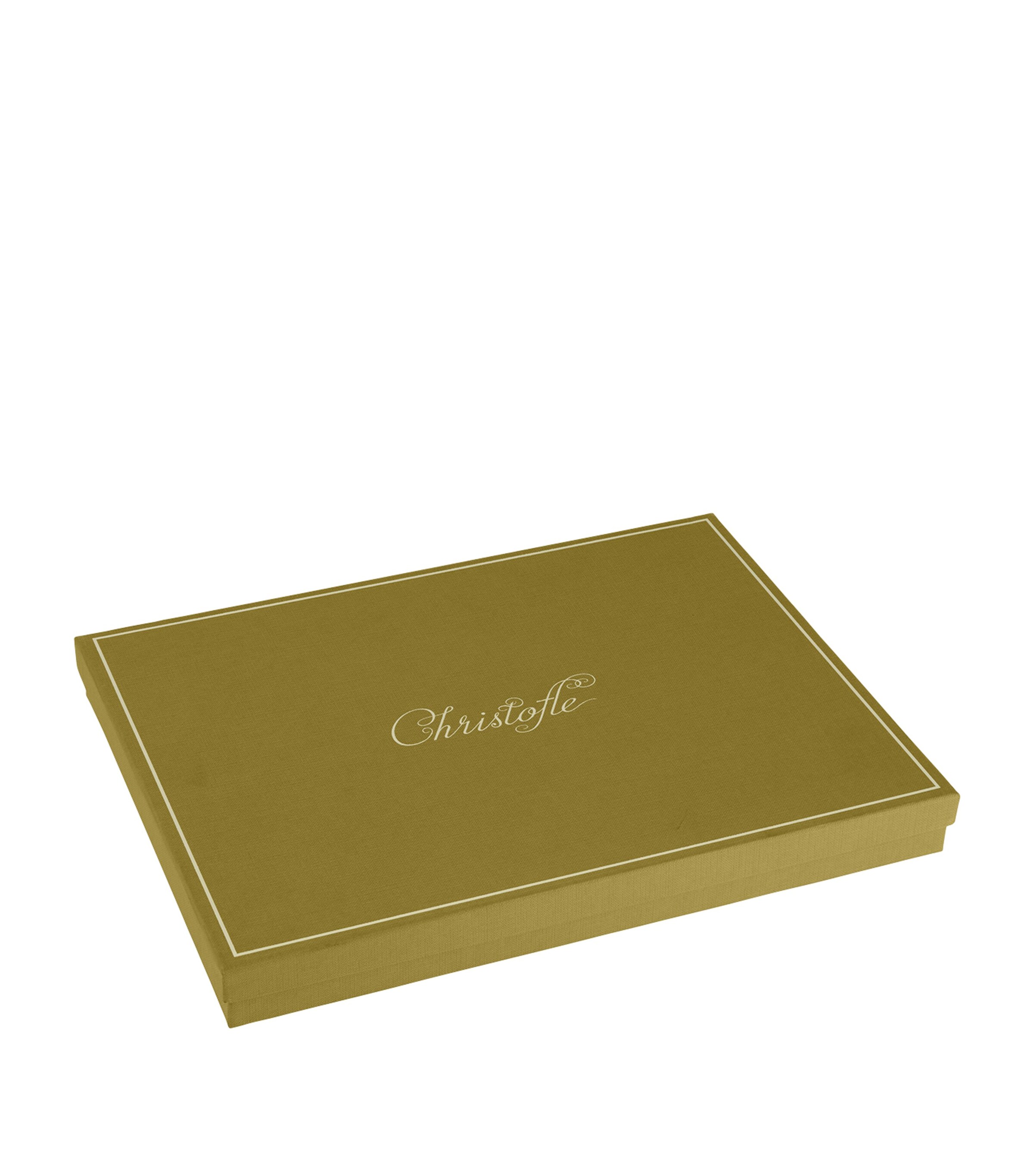 Christofle Silver-Plated Graphik Tray (30cm x 20cm) Silver Image 6