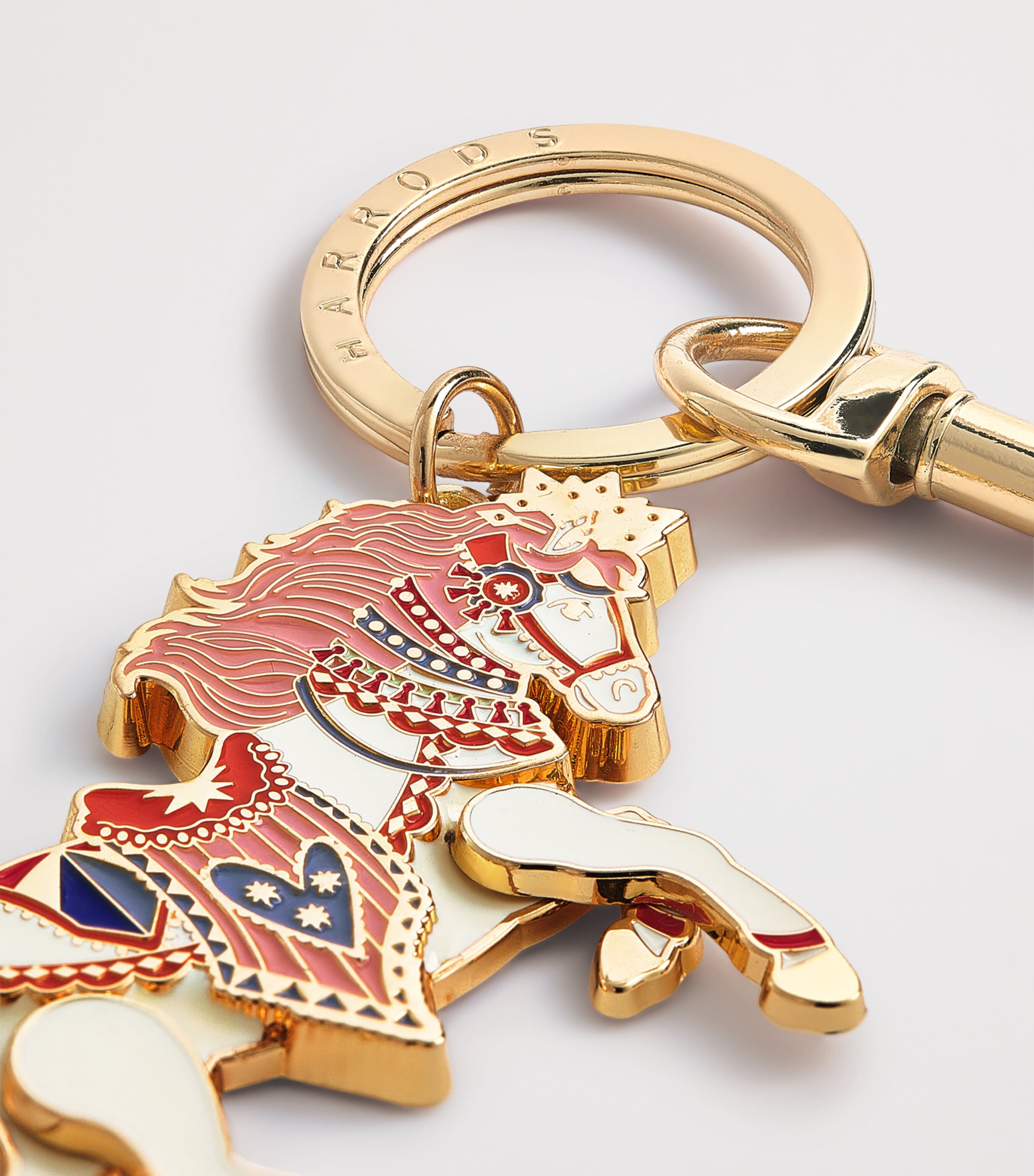 Harrods Carousel Pony Keyring Image 2