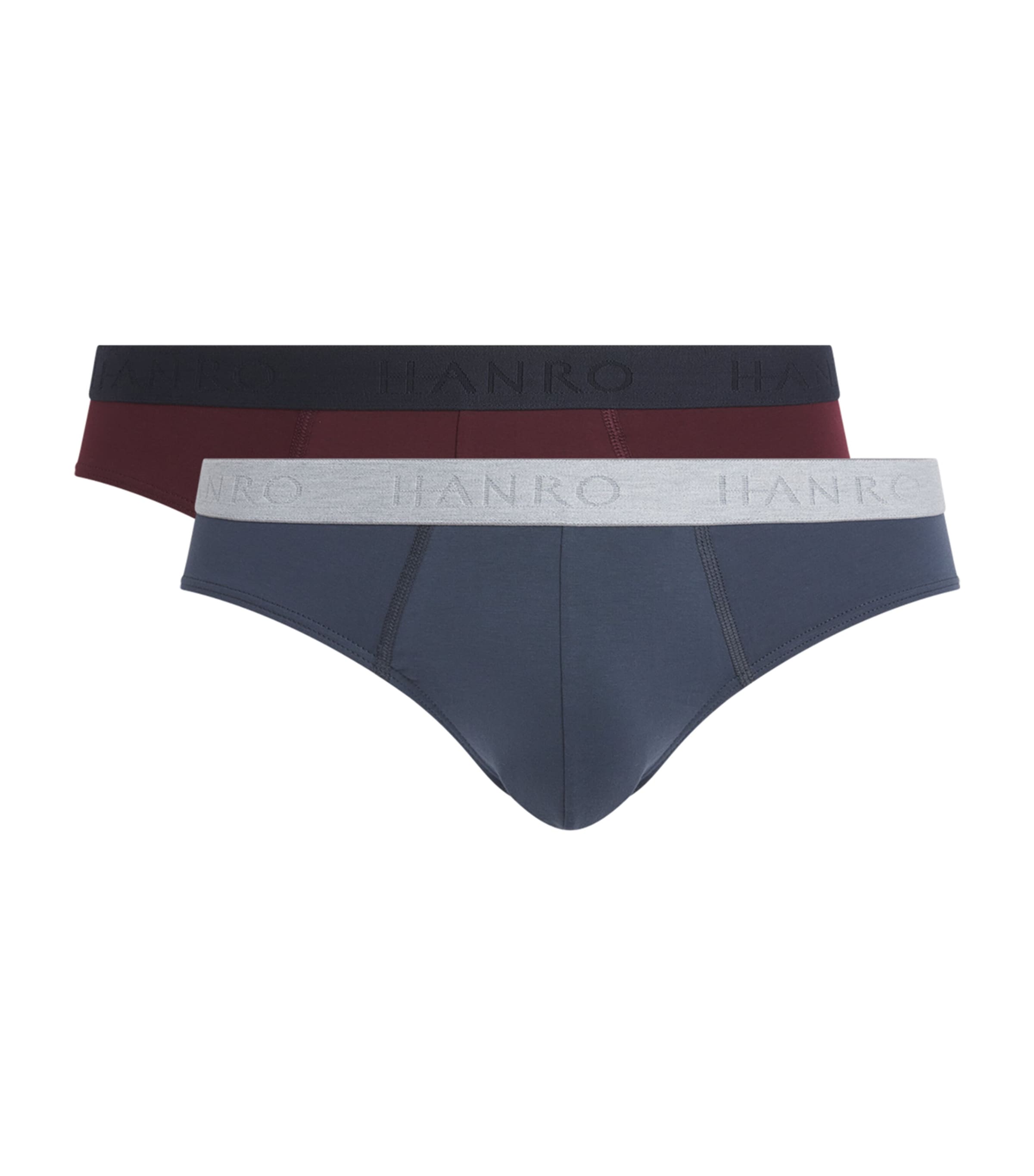 Hanro Stretch-cotton Essentials Briefs In Multi