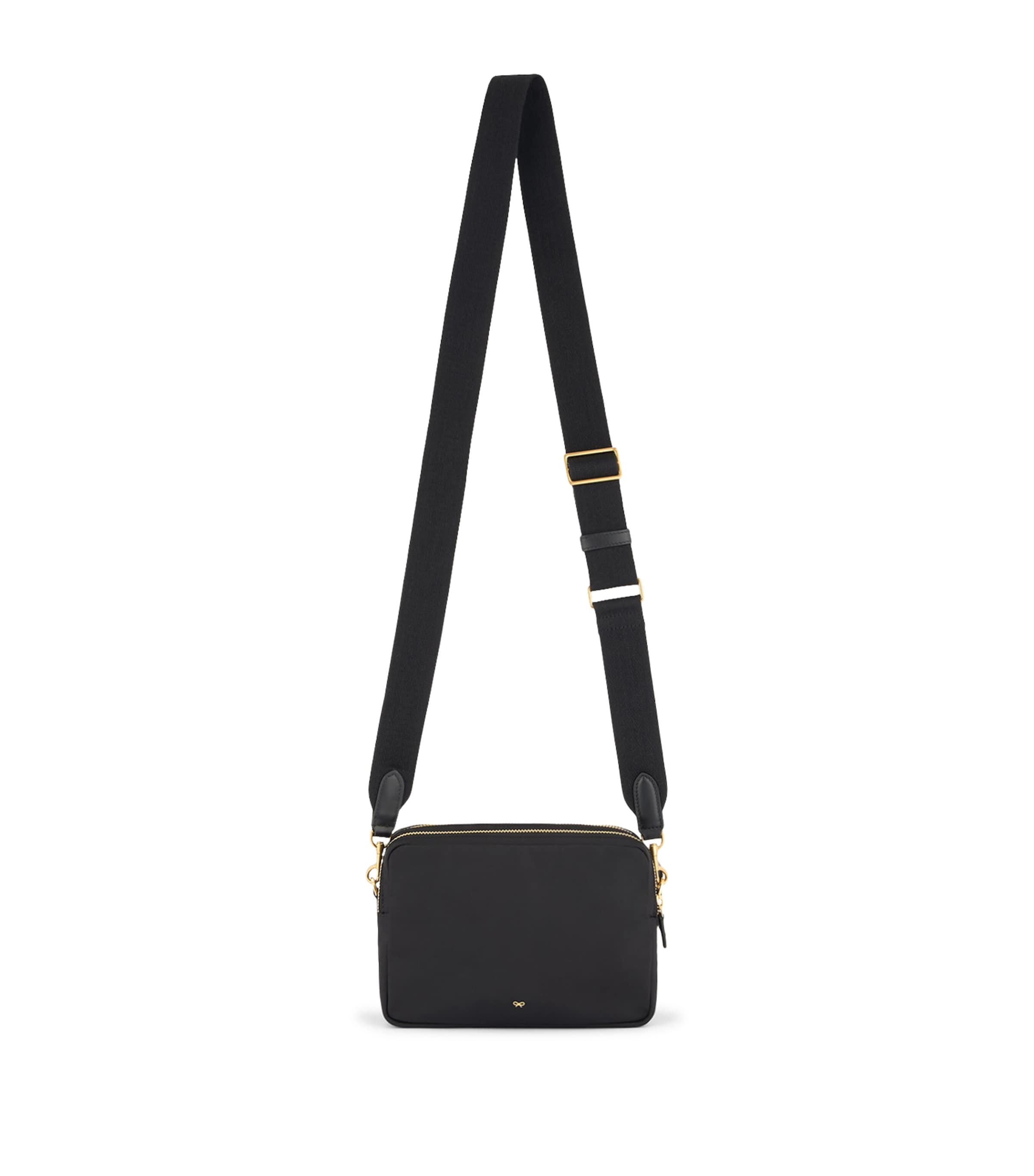 Triple Zip Cross-Body Bag BLACK Image 2