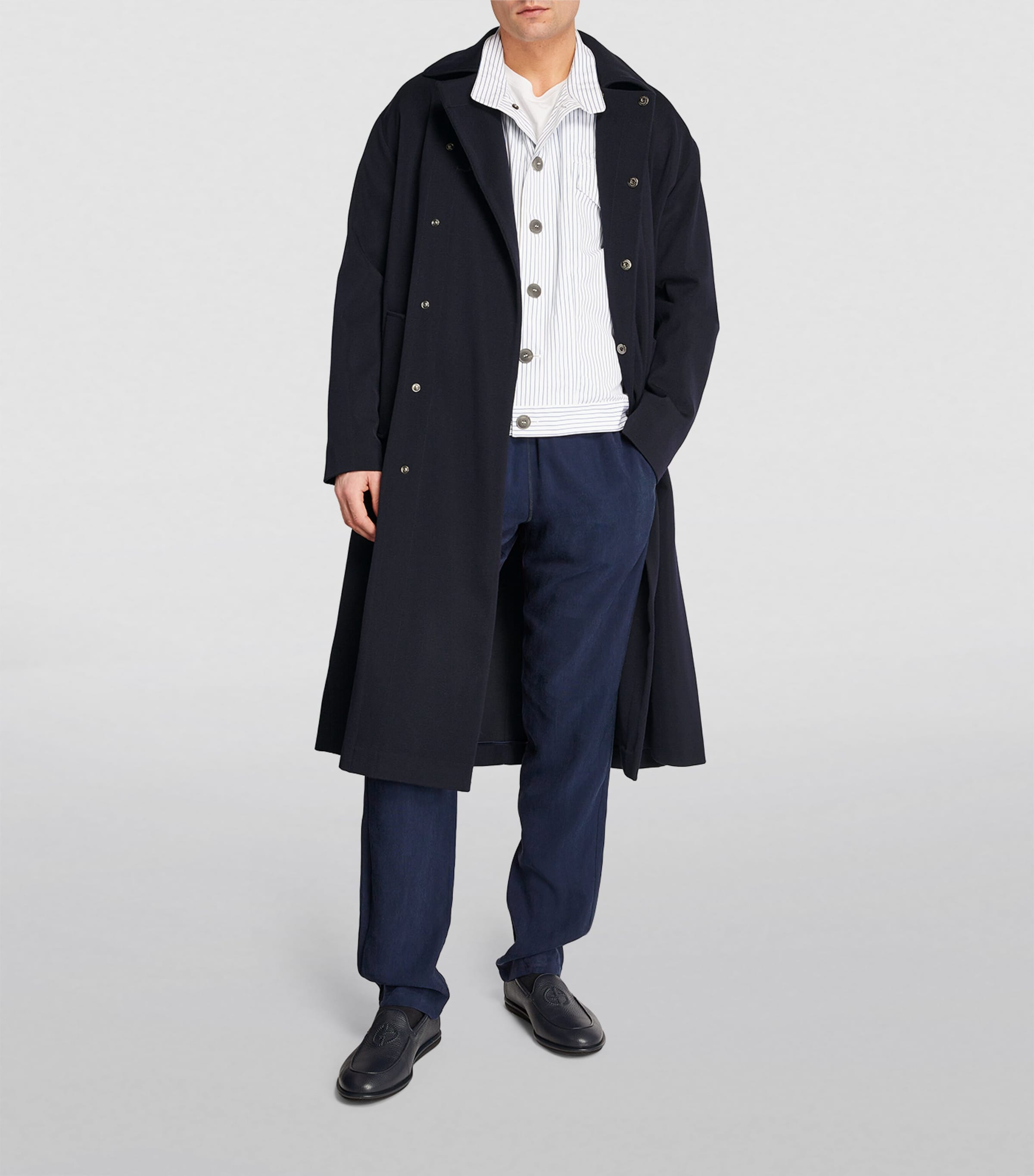 Armani caban coat online