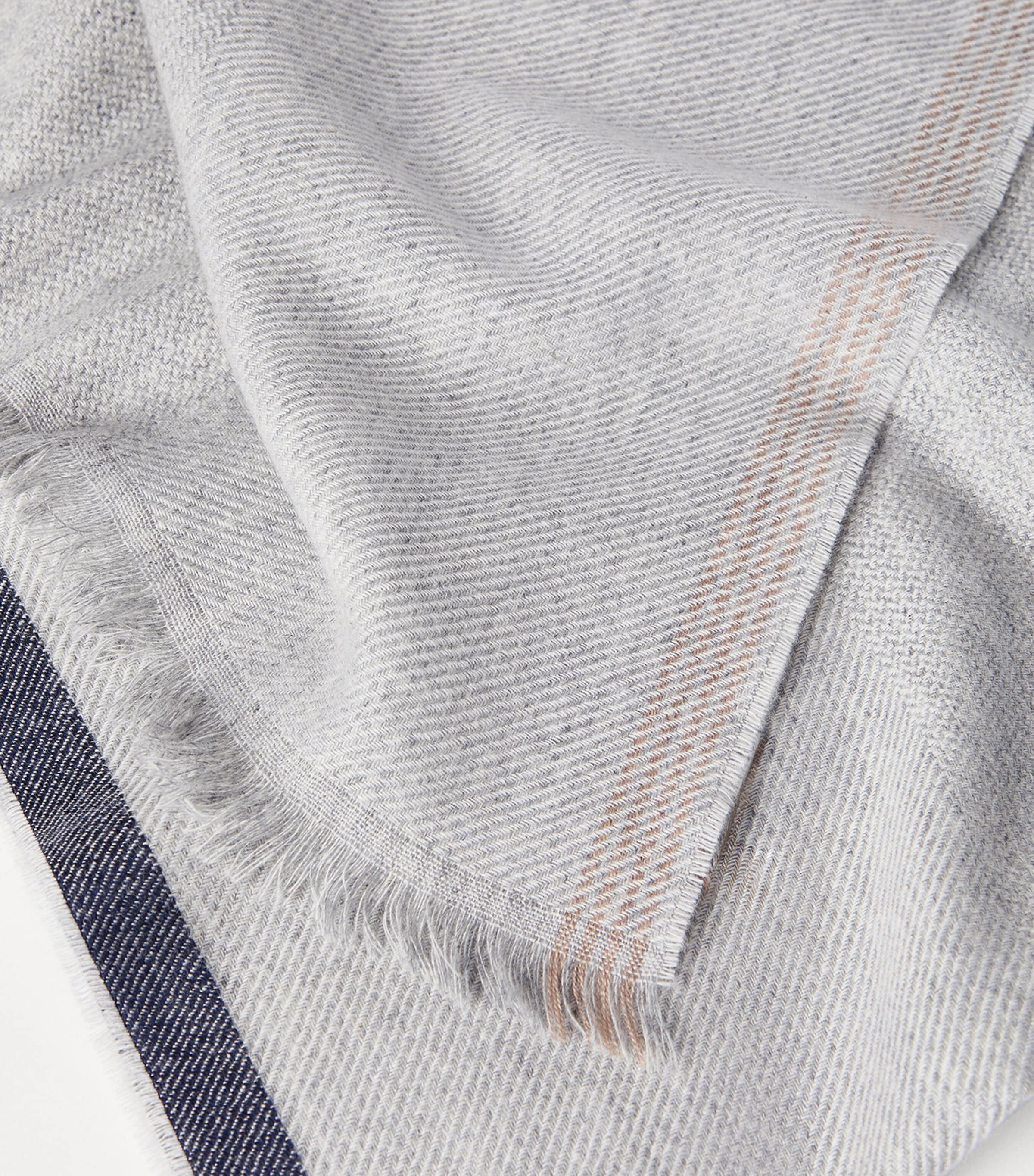 Brunello Cucinelli Cashmere Fringe-Trim Scarf Image 3